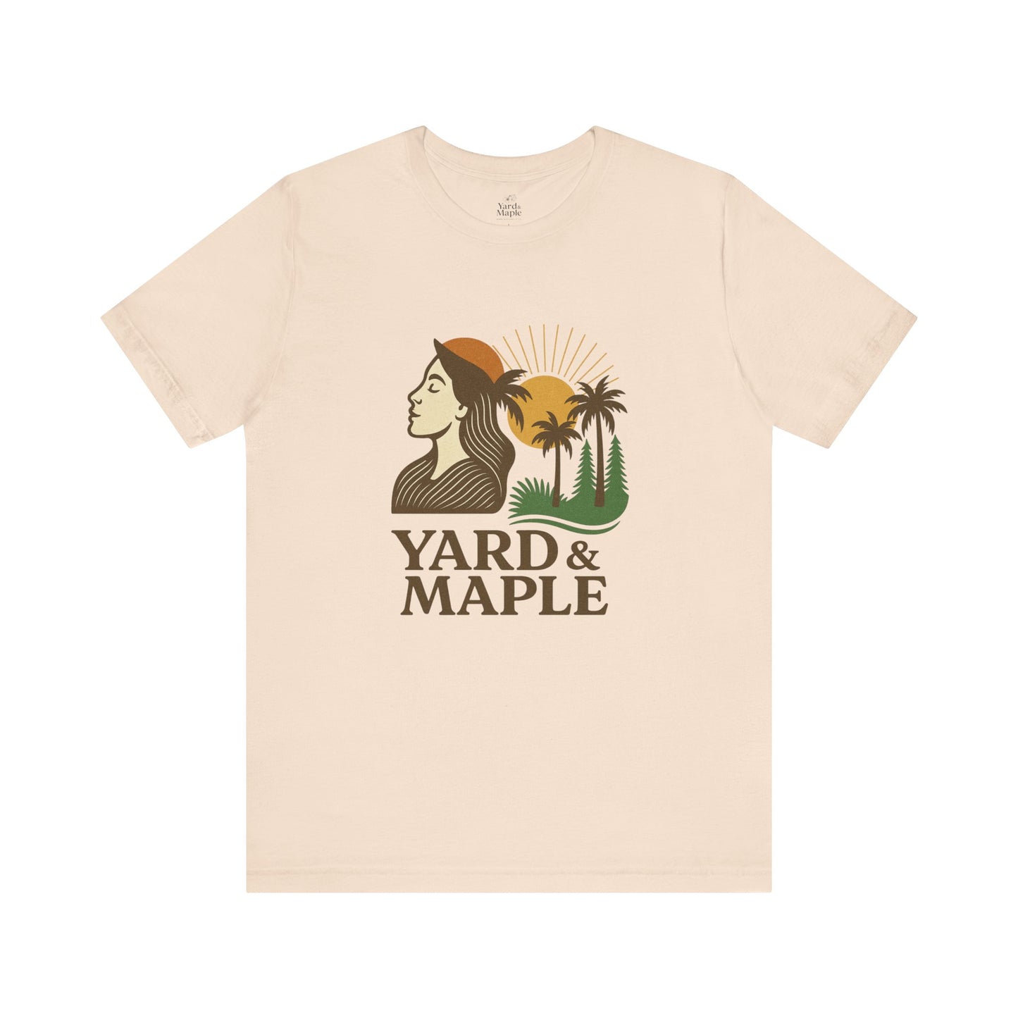 Yard & Maple Graphic Tee, Nature Inspired Unisex Shirt, Outdoor Lover Gift, Summer Vibes, Casual Wear, Vacation Essentials
