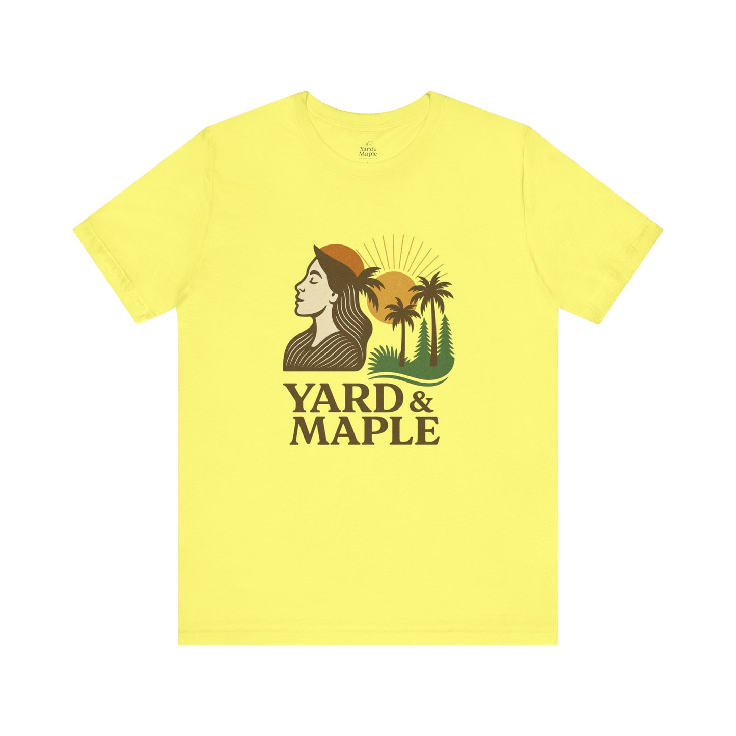 Yard & Maple Graphic Tee, Nature Inspired Unisex Shirt, Outdoor Lover Gift, Summer Vibes, Casual Wear, Vacation Essentials