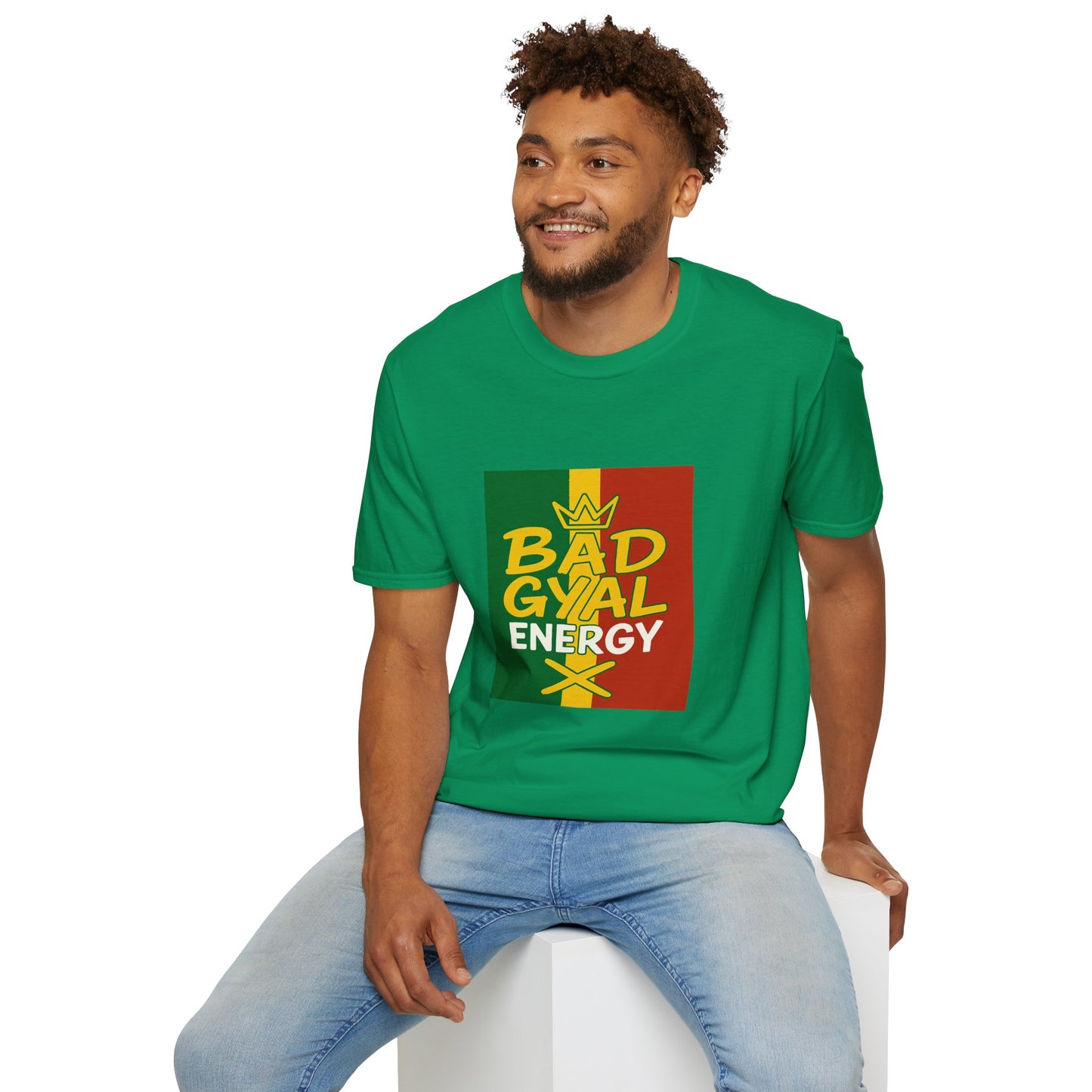 Rasta Vibes T-Shirt | Bad Gyal Energy | Unisex Graphic Tee, Casual Wear, Festival Apparel, Gift for Him/Her, Summer Style