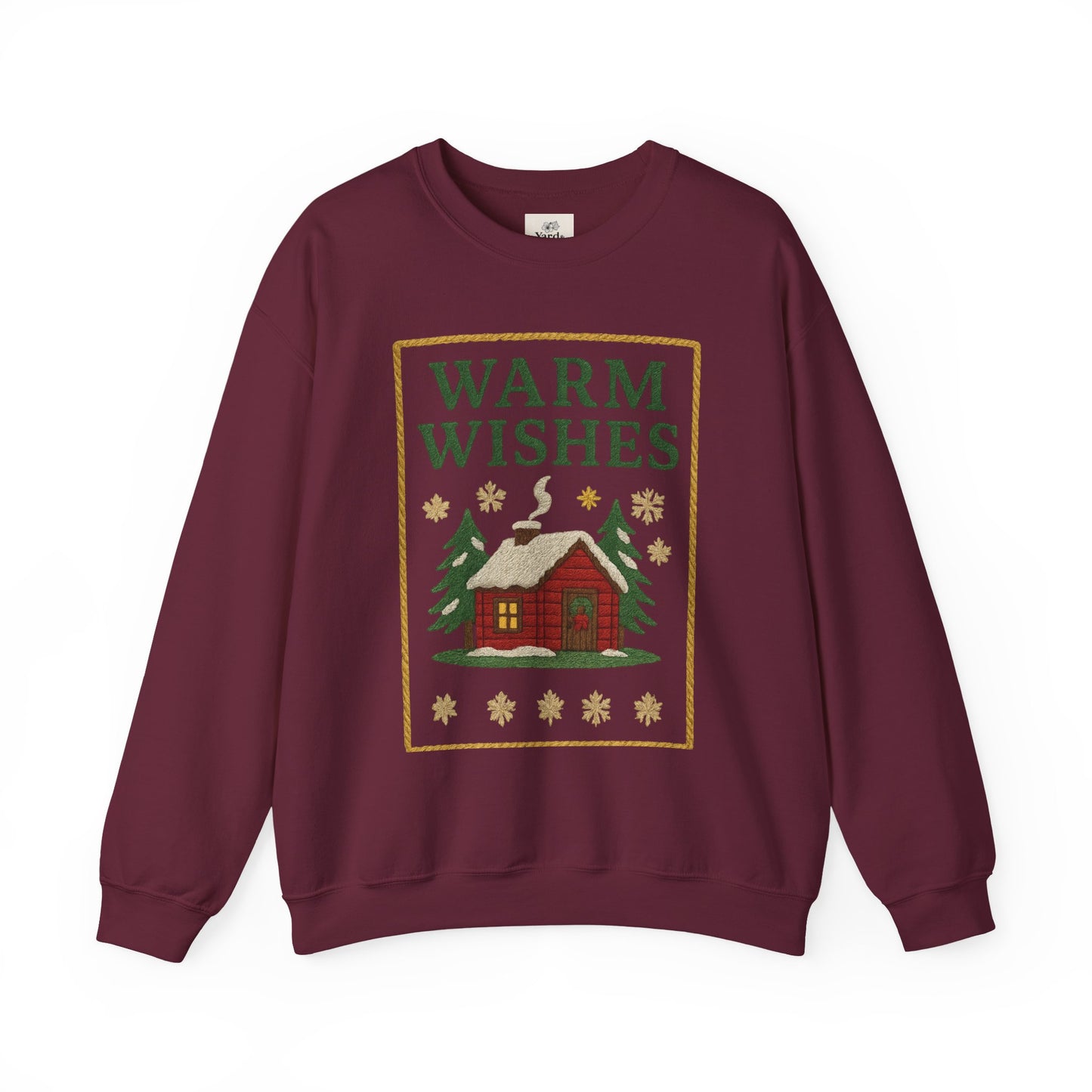 Cozy Warm Wishes Sweatshirt, Holiday Sweatshirt, Winter Fashion, Family Gathering, Gift for Her, Comfortable Crewneck