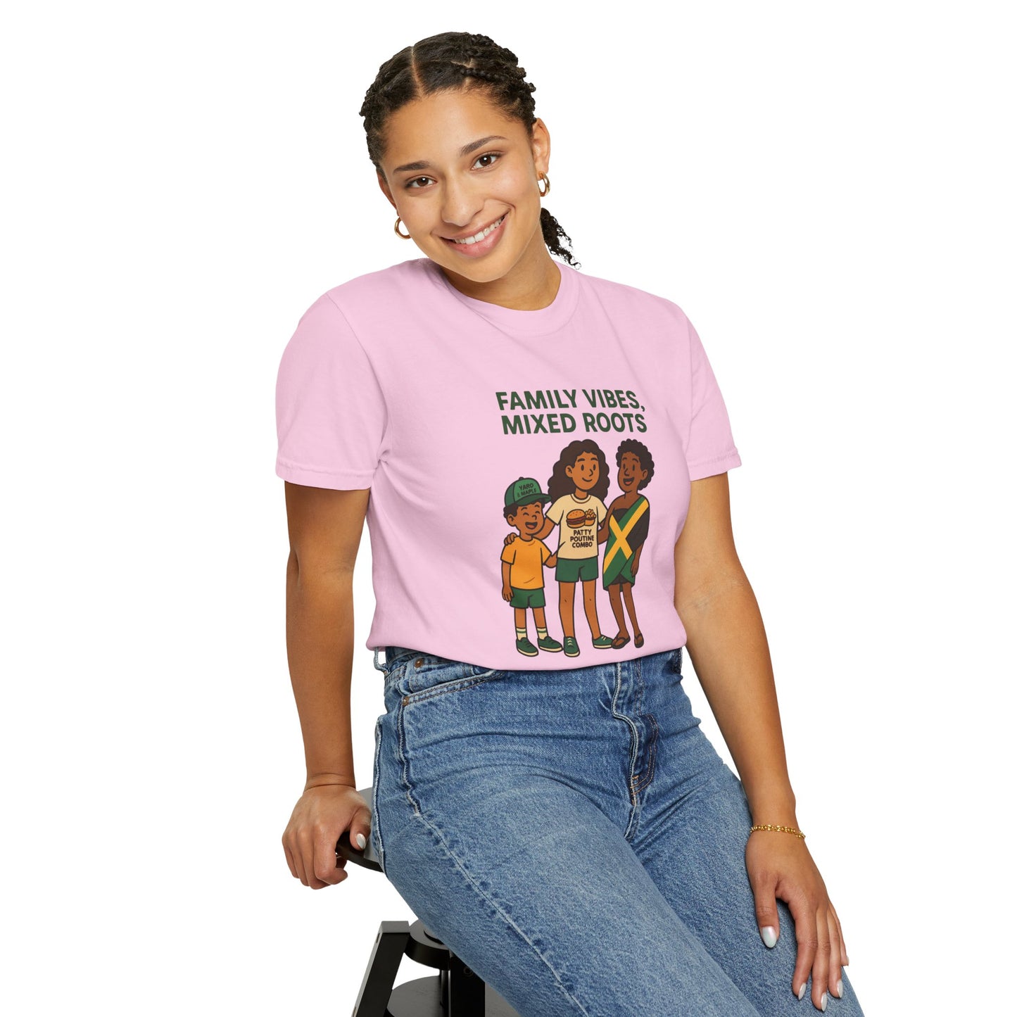 Family Vibes T-Shirt, Unisex Clothing, Mixed Roots Shirt, Family Reunion Outfit, Cultural Celebration Apparel, Summer Casual Wear