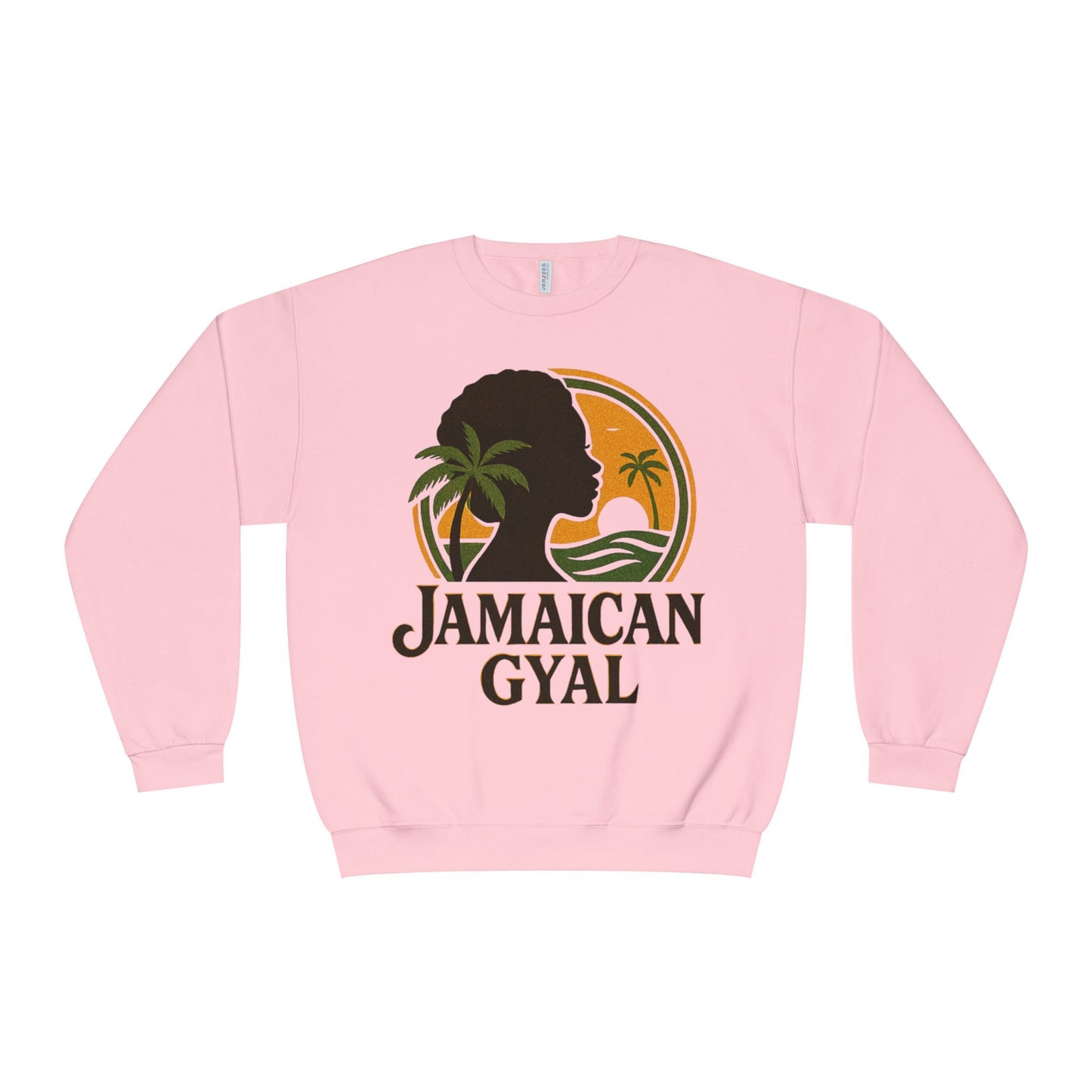 Jamaican Gyal Unisex Sweatshirt, Cozy Crewneck, Gift for Her, Summer Vibes, Casual Fashion Statement