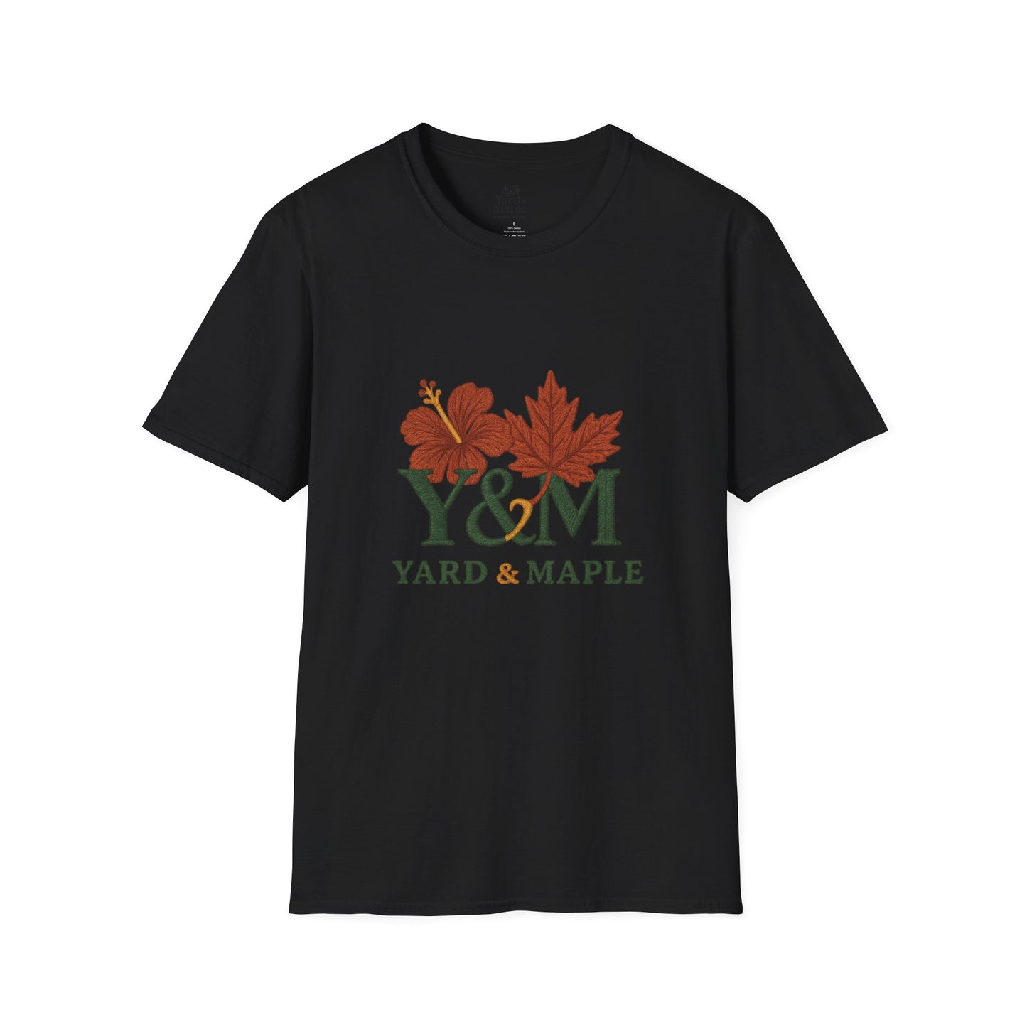 Yard & Maple Floral Unisex T-Shirt, Casual Tee, Nature Lover Gift, Spring Fashion, Graphic Shirt, Eco-Friendly Apparel