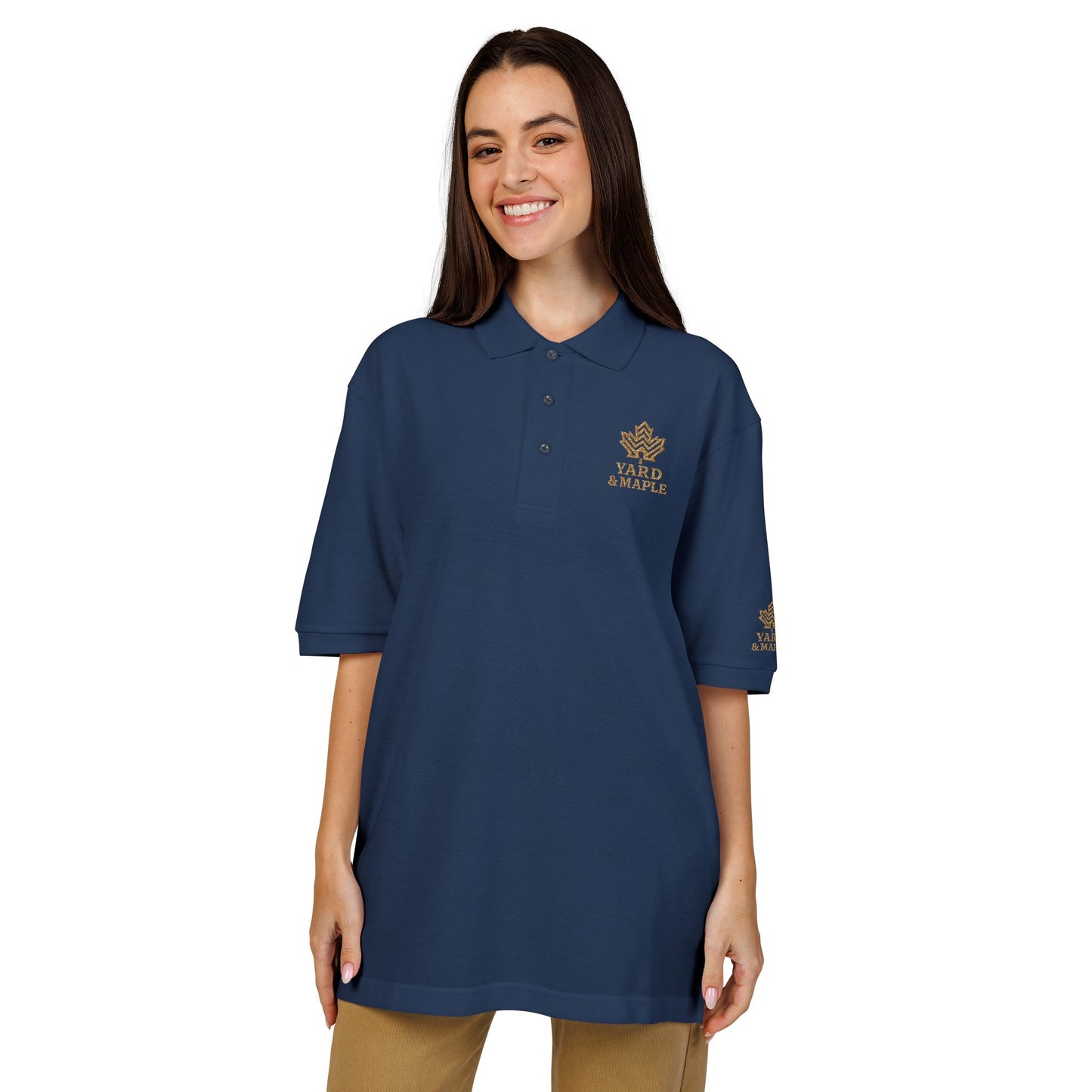 Embroidered Unisex Polo Shirt - Casual Comfort for Every Occasion, Perfect for Work, Relaxation, Gifts, Outdoor Events, Summer Style