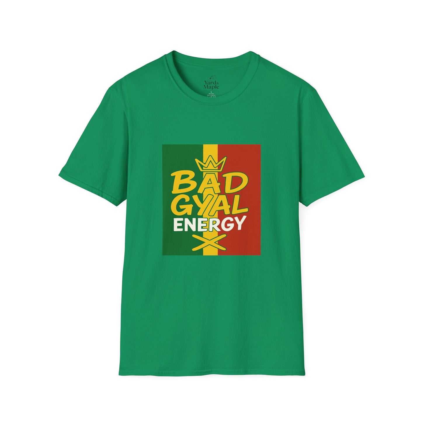 Rasta Vibes T-Shirt | Bad Gyal Energy | Unisex Graphic Tee, Casual Wear, Festival Apparel, Gift for Him/Her, Summer Style