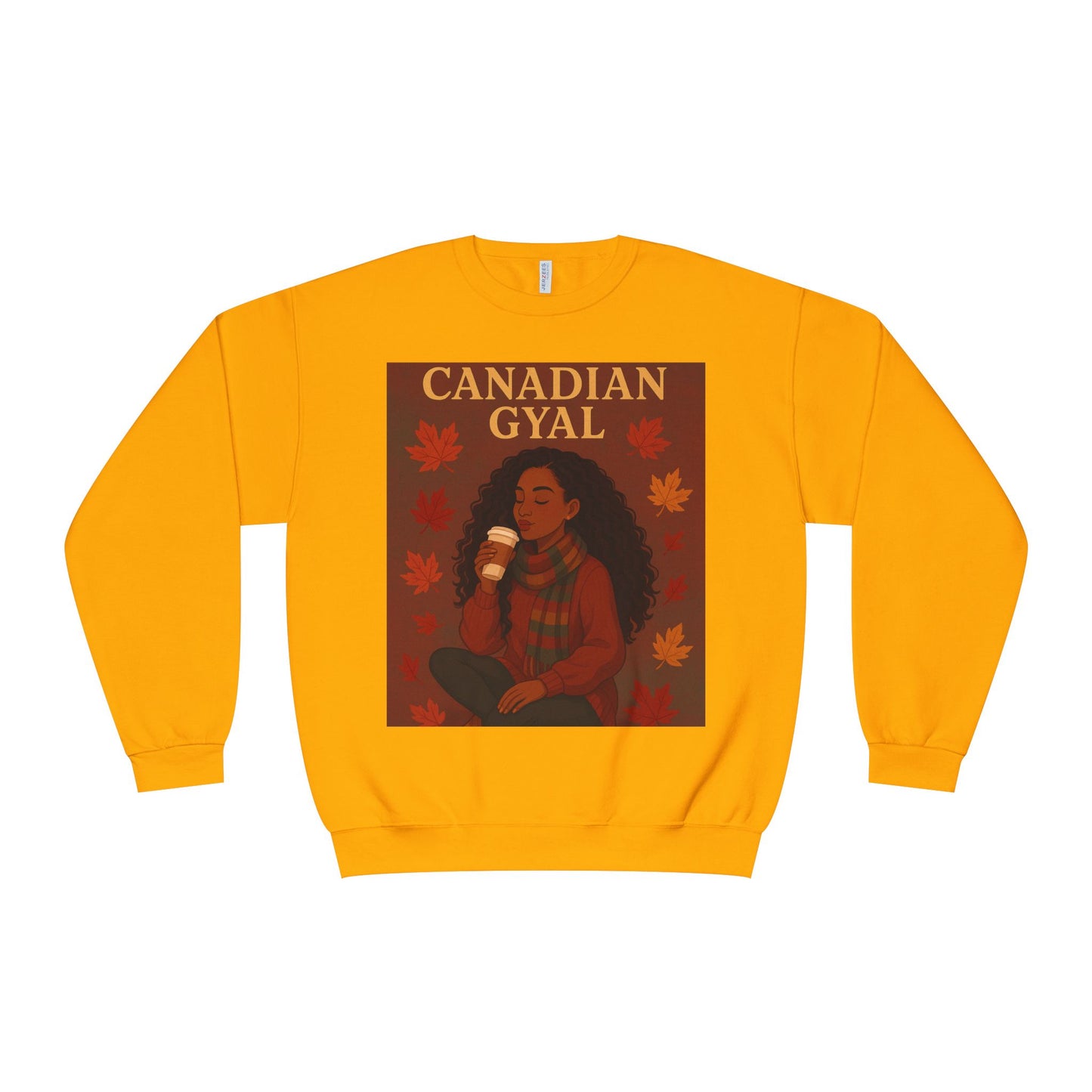 Canadian Gyal Sweatshirt, Cozy Fall Crewneck, Canada Pride Apparel, Autumn Casual Wear, Unisex Gift for Her
