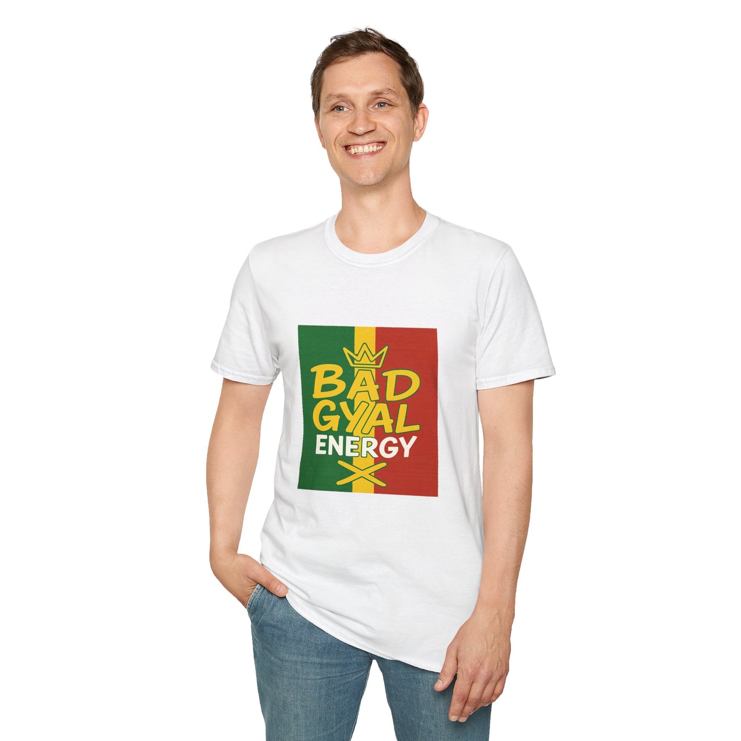 Rasta Vibes T-Shirt | Bad Gyal Energy | Unisex Graphic Tee, Casual Wear, Festival Apparel, Gift for Him/Her, Summer Style