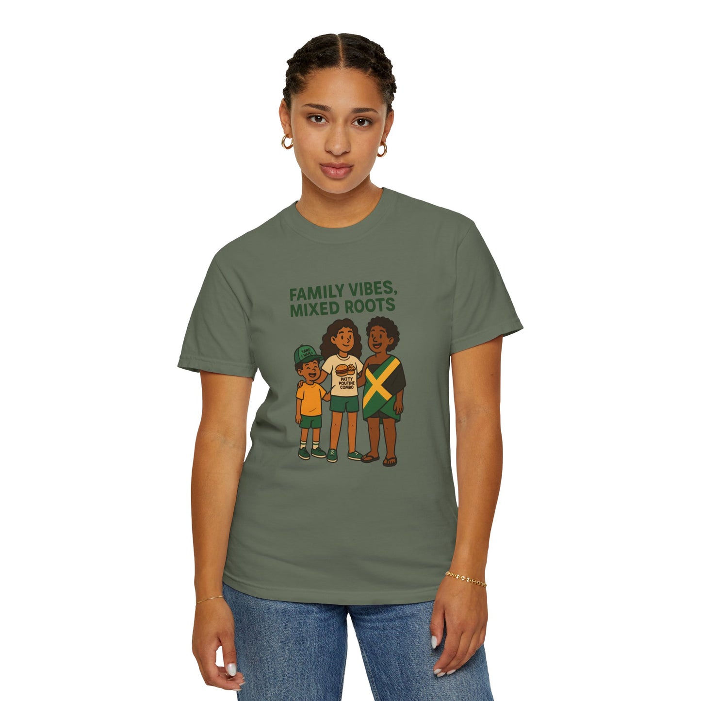 Family Vibes T-Shirt, Unisex Clothing, Mixed Roots Shirt, Family Reunion Outfit, Cultural Celebration Apparel, Summer Casual Wear