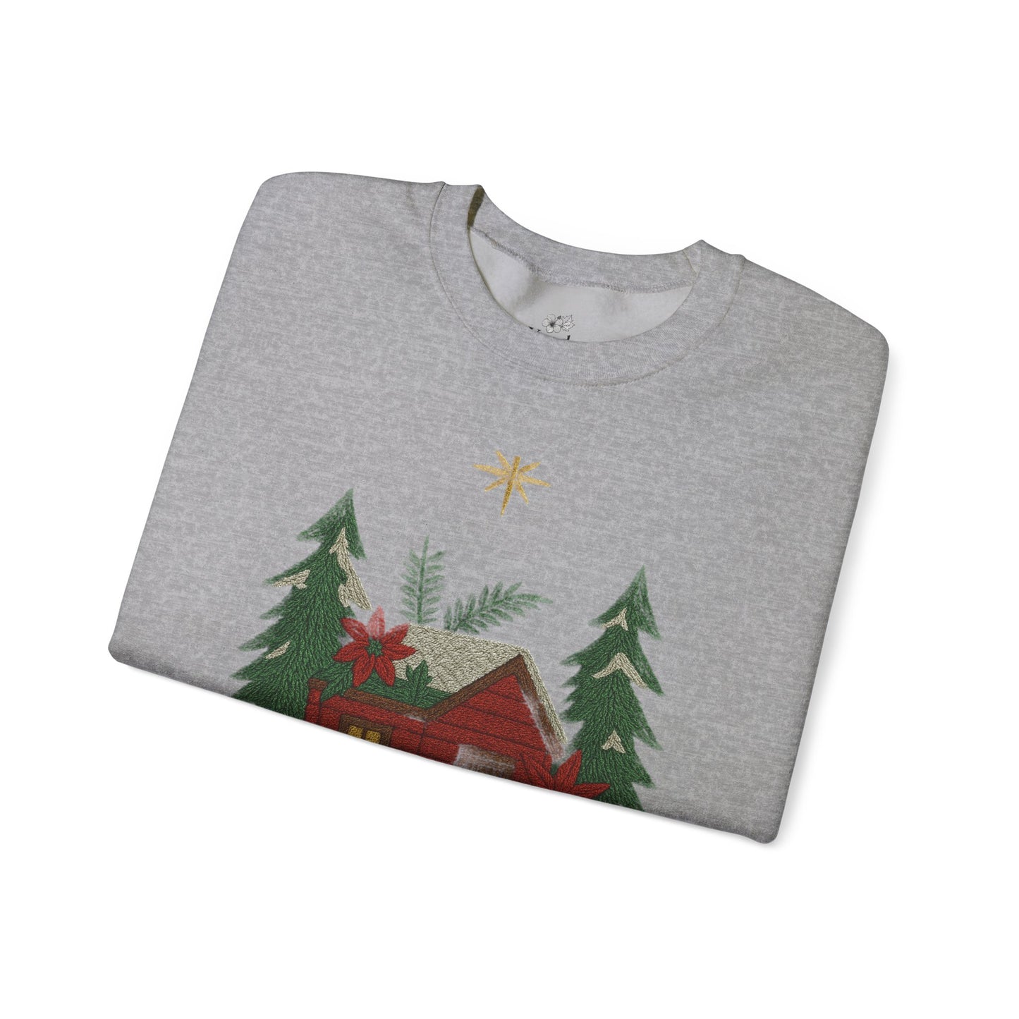 Cozy Holiday Sweatshirt - Island Noel Design, Unisex Christmas Crewneck, Winter Apparel, Gift for Him/Her, Seasonal Fashion