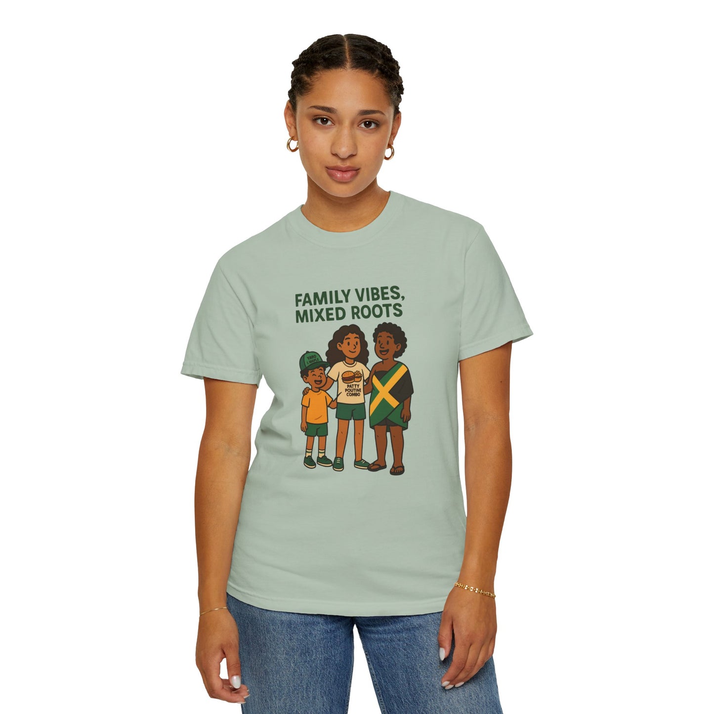 Family Vibes T-Shirt, Unisex Clothing, Mixed Roots Shirt, Family Reunion Outfit, Cultural Celebration Apparel, Summer Casual Wear