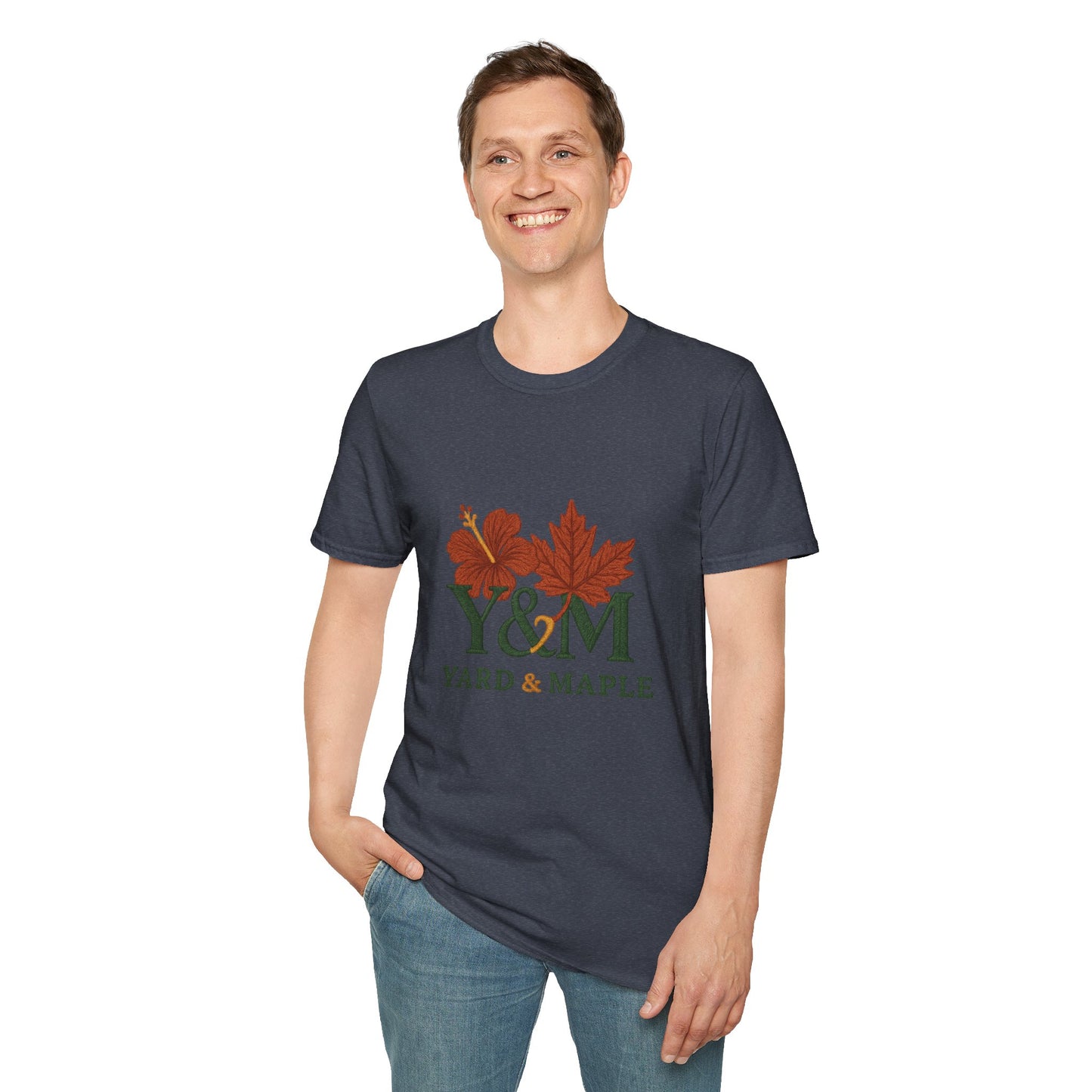 Yard & Maple Floral Unisex T-Shirt, Casual Tee, Nature Lover Gift, Spring Fashion, Graphic Shirt, Eco-Friendly Apparel