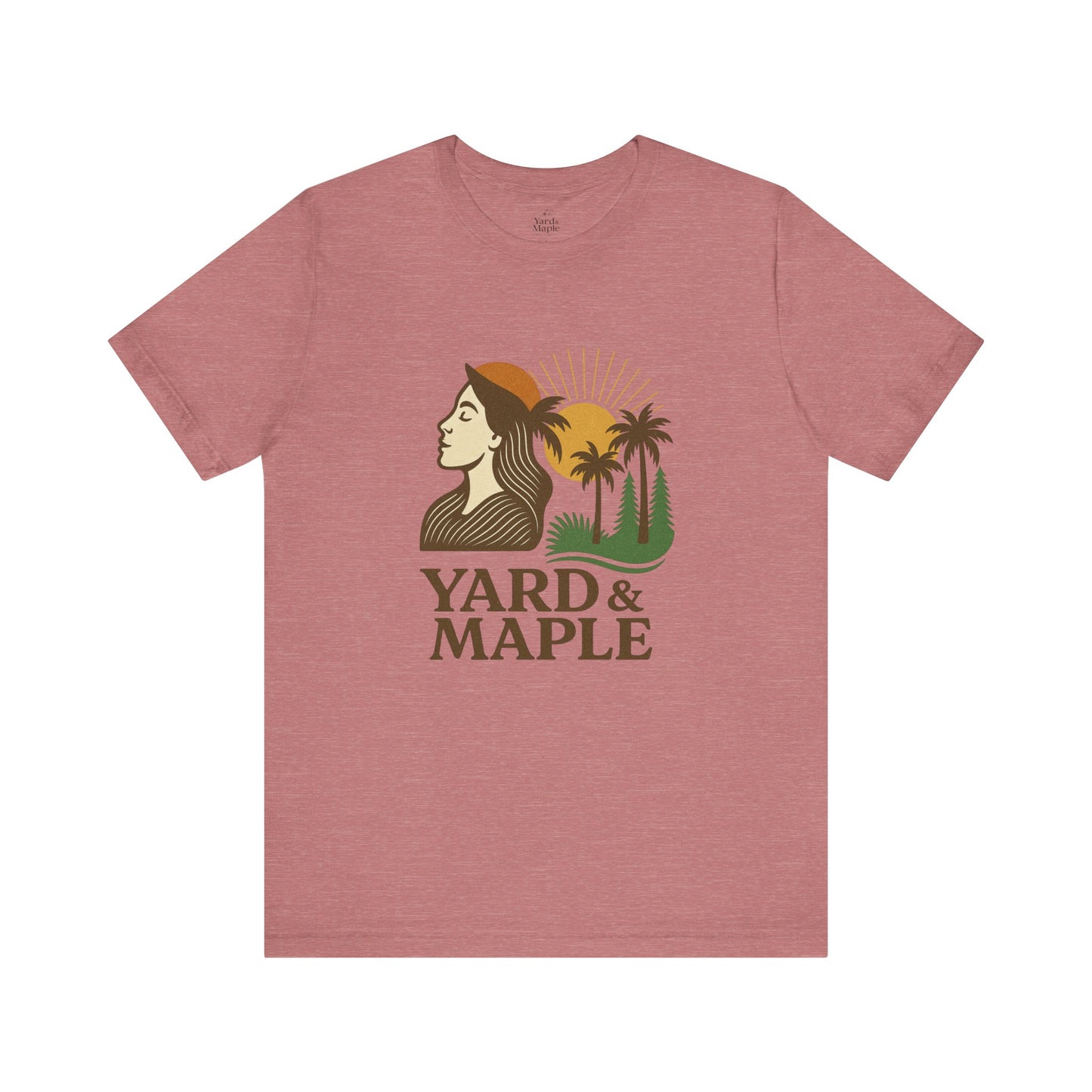 Yard & Maple Graphic Tee, Nature Inspired Unisex Shirt, Outdoor Lover Gift, Summer Vibes, Casual Wear, Vacation Essentials
