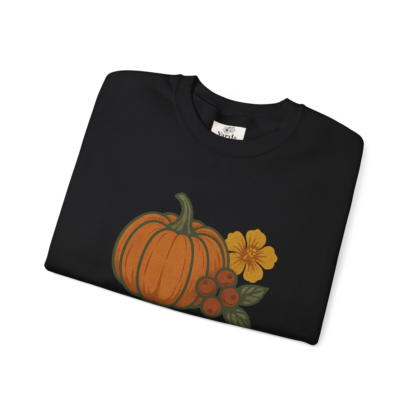 Pumpkin & Pimento Crewneck Sweatshirt, Cozy Fall Sweatshirt, Unisex Autumn Apparel, Thanksgiving Gift, Seasonal Fashion