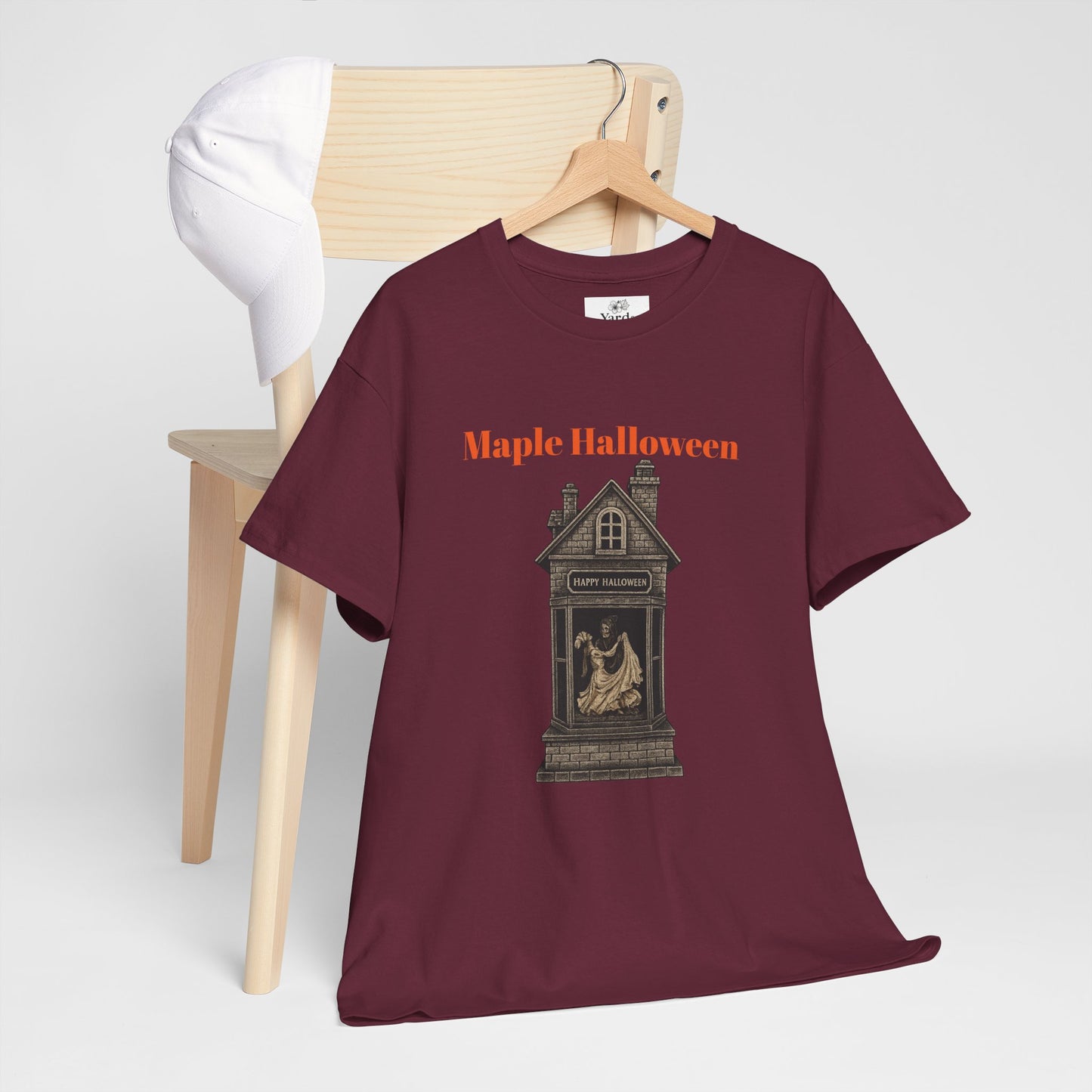 Halloween Graphic Tee, Spooky Season Shirt, Maple Halloween T-Shirt, Unisex Cotton Tee, Fall Fashion Top, Holiday Gift