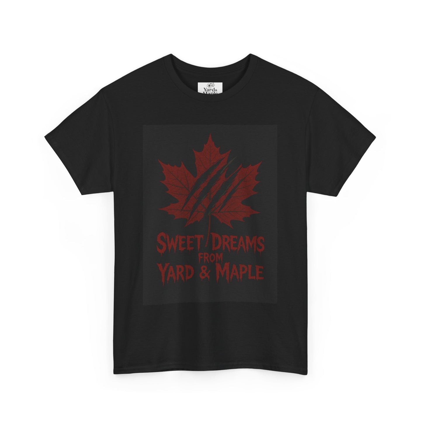 Cozy Graphic Tee with Maple Leaf Design, Casual Streetwear, Gift for Nature Lovers, Sweet Dreams Shirt, Unisex Cotton Top