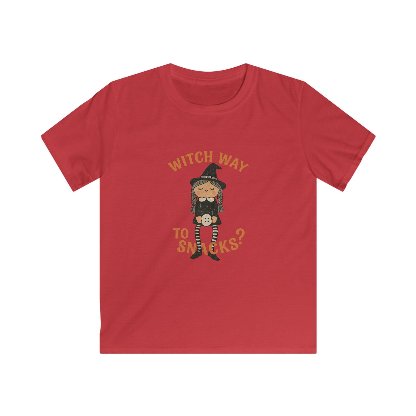 Kids Halloween T-Shirt, Fun Witch Tee for Boys and Girls, Perfect for Trick or Treating, Halloween Party, Cute Kids Apparel