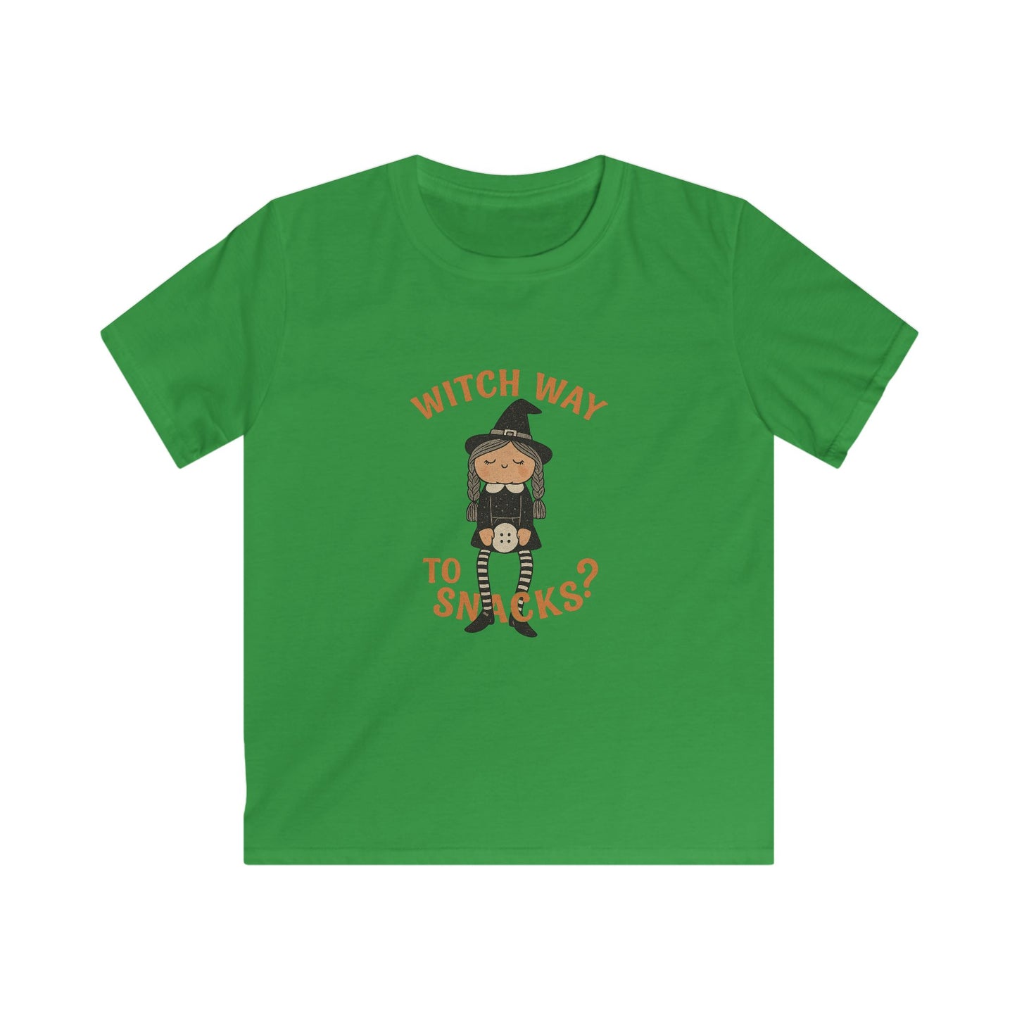 Kids Halloween T-Shirt, Fun Witch Tee for Boys and Girls, Perfect for Trick or Treating, Halloween Party, Cute Kids Apparel