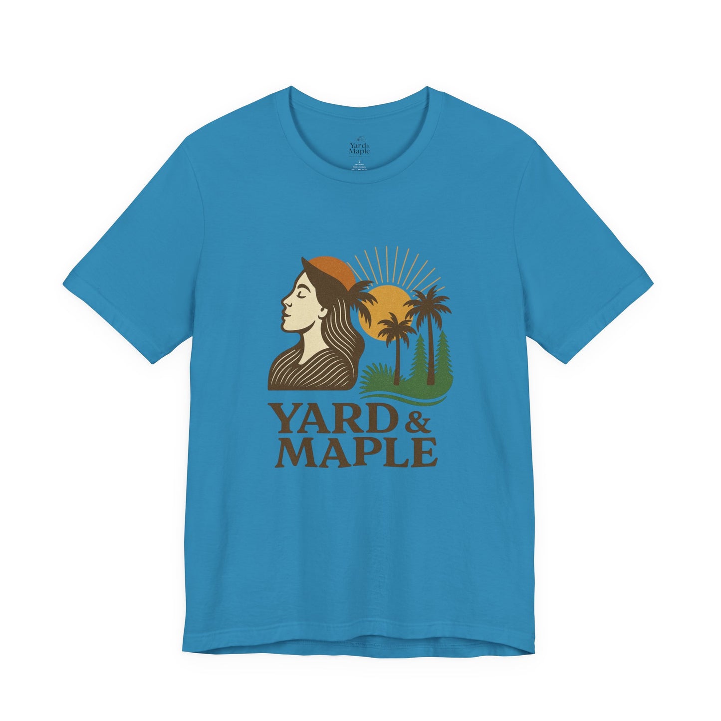 Yard & Maple Graphic Tee, Nature Inspired Unisex Shirt, Outdoor Lover Gift, Summer Vibes, Casual Wear, Vacation Essentials