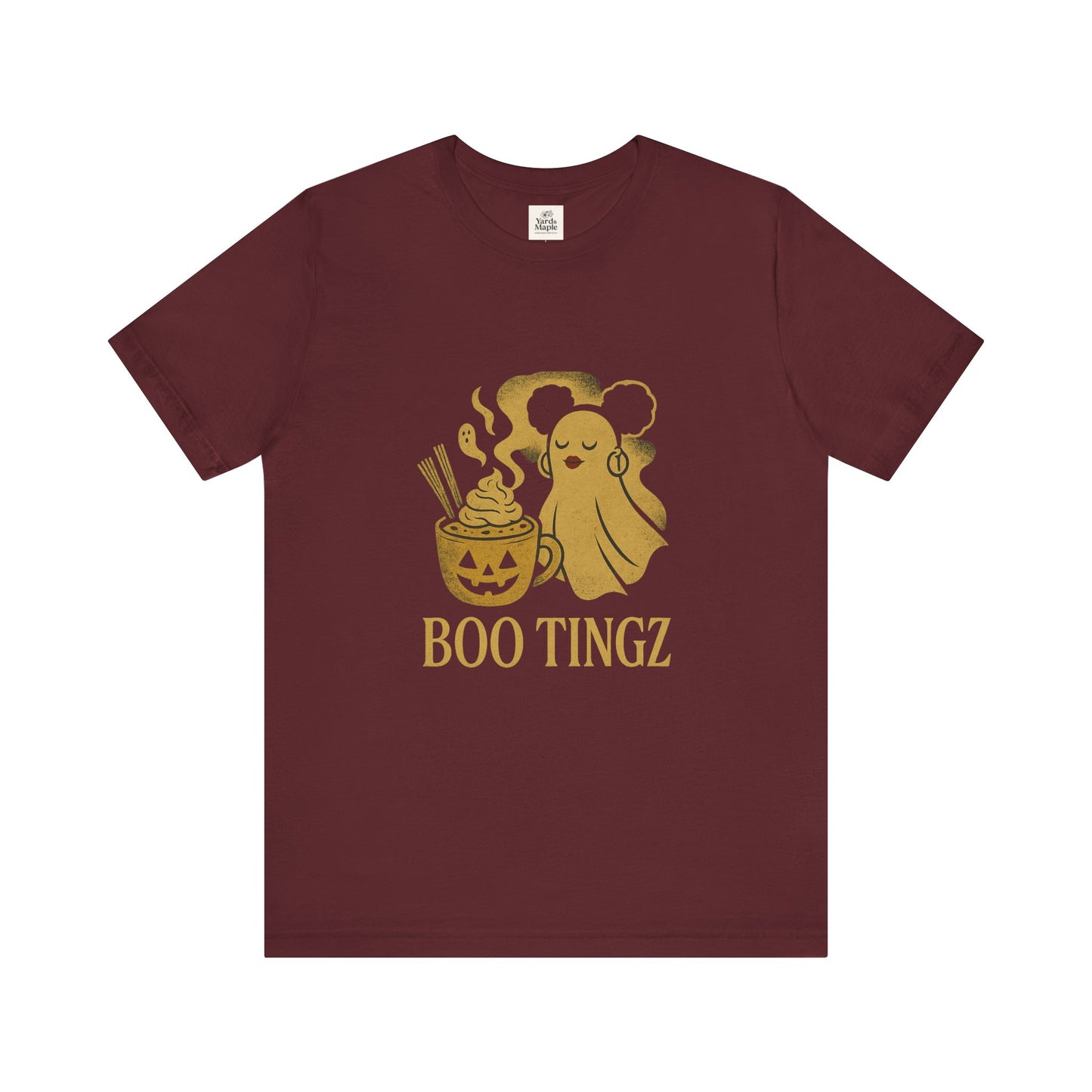 Spooky Ghost 'Boo Tingz' Tee for Halloween Fun