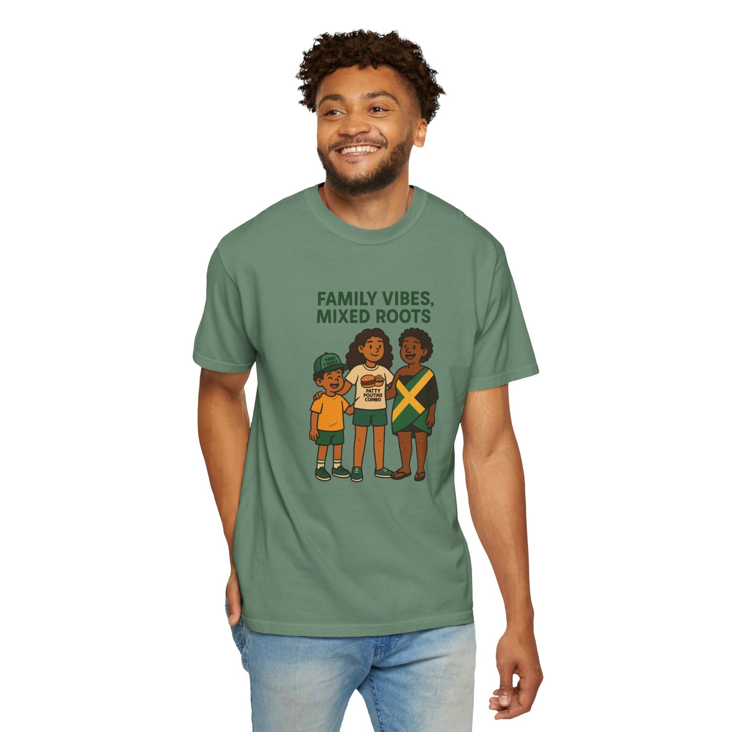 Family Vibes T-Shirt, Unisex Clothing, Mixed Roots Shirt, Family Reunion Outfit, Cultural Celebration Apparel, Summer Casual Wear