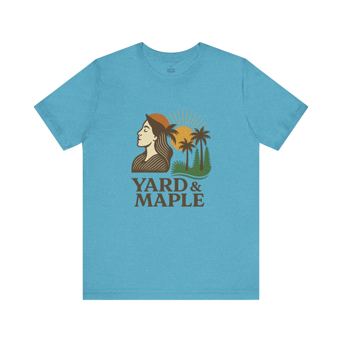 Yard & Maple Graphic Tee, Nature Inspired Unisex Shirt, Outdoor Lover Gift, Summer Vibes, Casual Wear, Vacation Essentials
