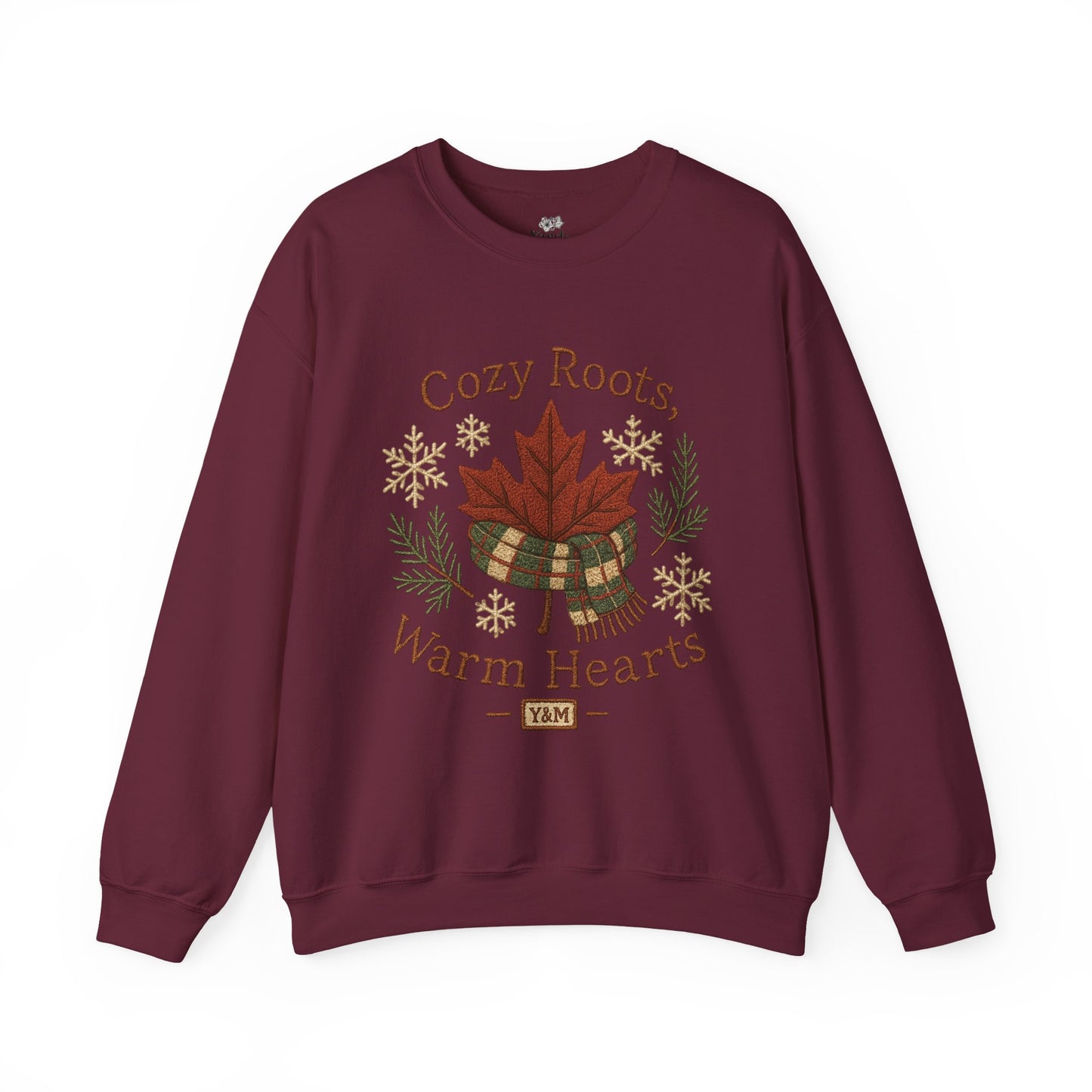 Cozy Roots Crewneck Sweatshirt: Warm Hearts Gift, Fall Fashion, Winter Apparel, Unisex Sweatshirt, Holiday Sweater