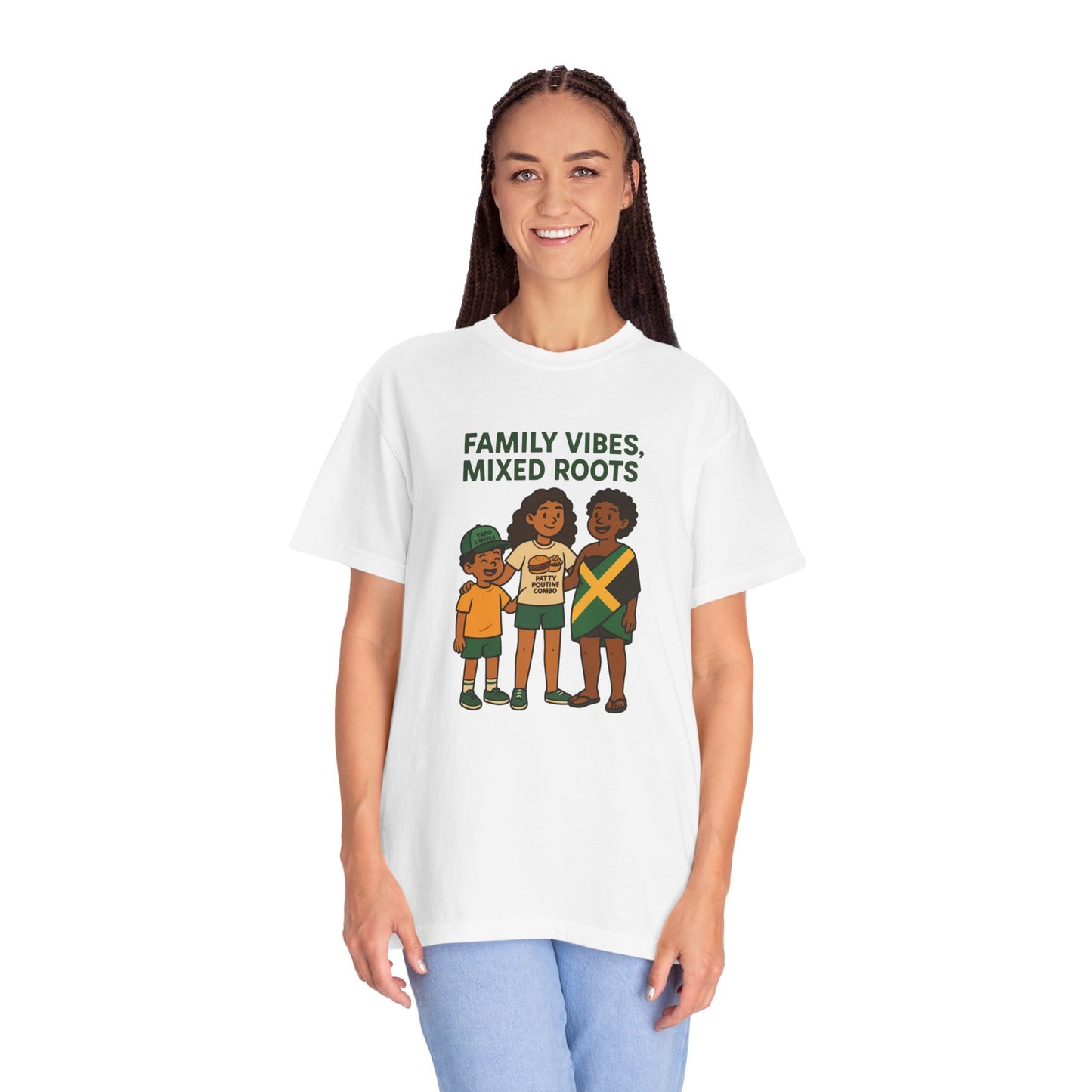 Family Vibes T-Shirt, Unisex Clothing, Mixed Roots Shirt, Family Reunion Outfit, Cultural Celebration Apparel, Summer Casual Wear