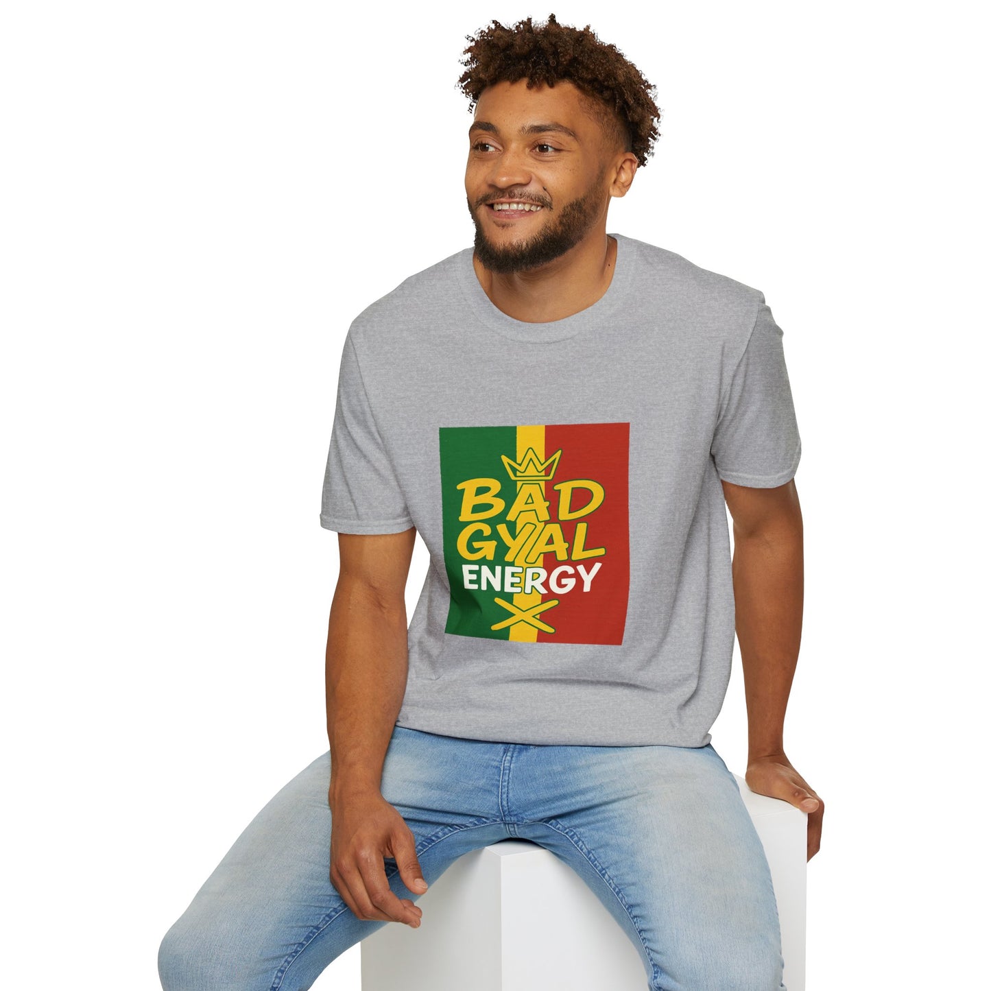 Rasta Vibes T-Shirt | Bad Gyal Energy | Unisex Graphic Tee, Casual Wear, Festival Apparel, Gift for Him/Her, Summer Style