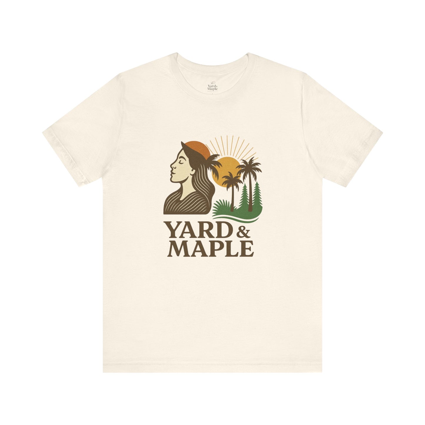 Yard & Maple Graphic Tee, Nature Inspired Unisex Shirt, Outdoor Lover Gift, Summer Vibes, Casual Wear, Vacation Essentials