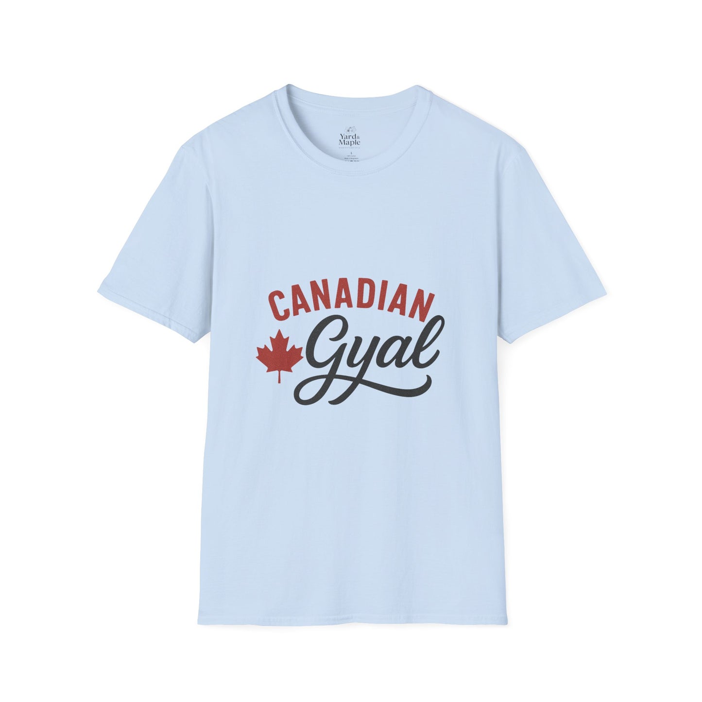 Canada Pride T-Shirt, Canadian Gyal Graphic Tee, Unisex T-Shirt for Her, Canada Day Gift, Maple Leaf Apparel
