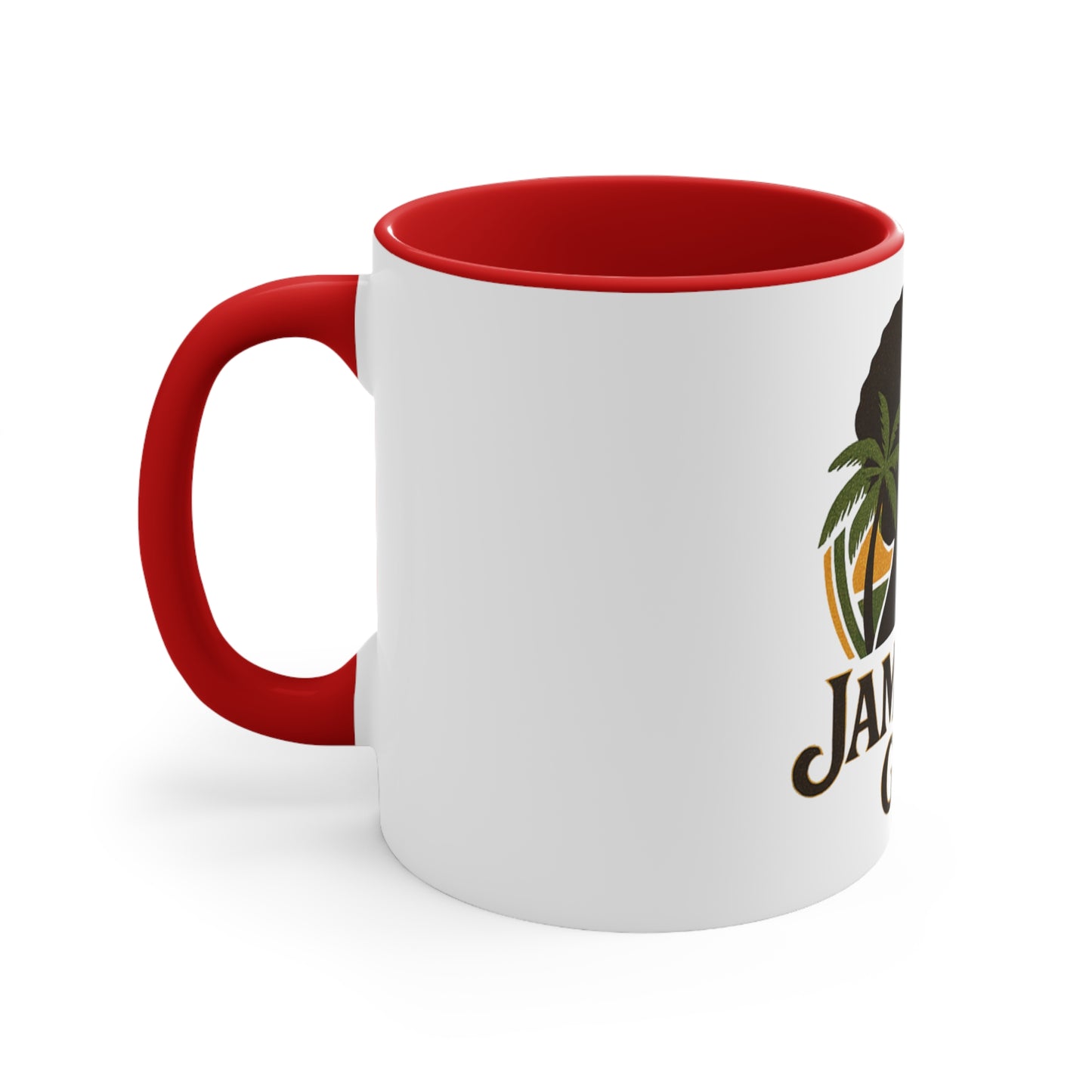 Colorful Jamaican Accent Mug, 11oz Coffee Cup, Unique Gift, Office Decor, Fun Tea Mug, Vibrant Caribbean Style