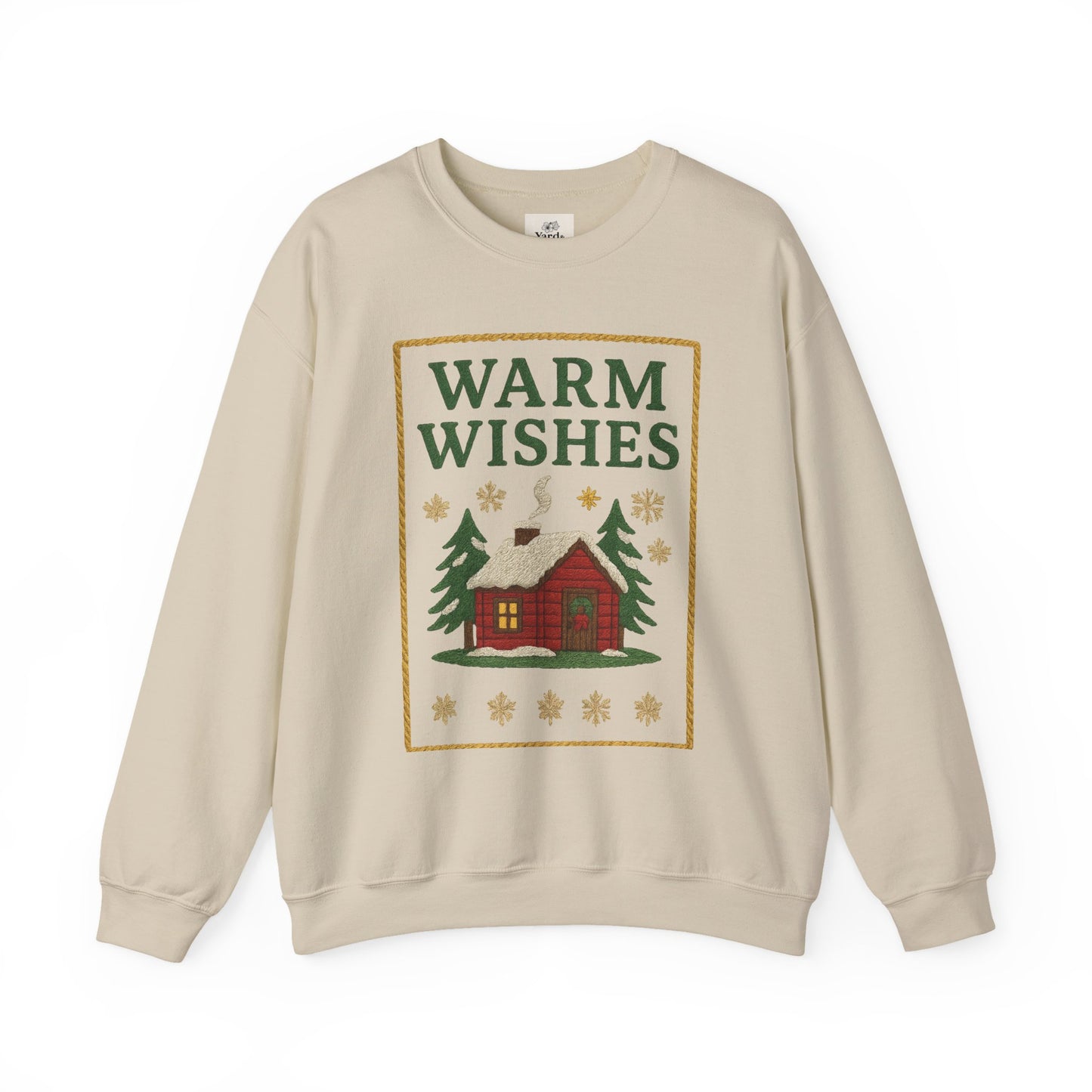 Cozy Warm Wishes Sweatshirt, Holiday Sweatshirt, Winter Fashion, Family Gathering, Gift for Her, Comfortable Crewneck