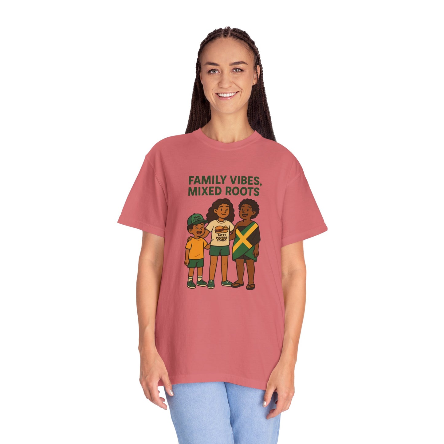 Family Vibes T-Shirt, Unisex Clothing, Mixed Roots Shirt, Family Reunion Outfit, Cultural Celebration Apparel, Summer Casual Wear