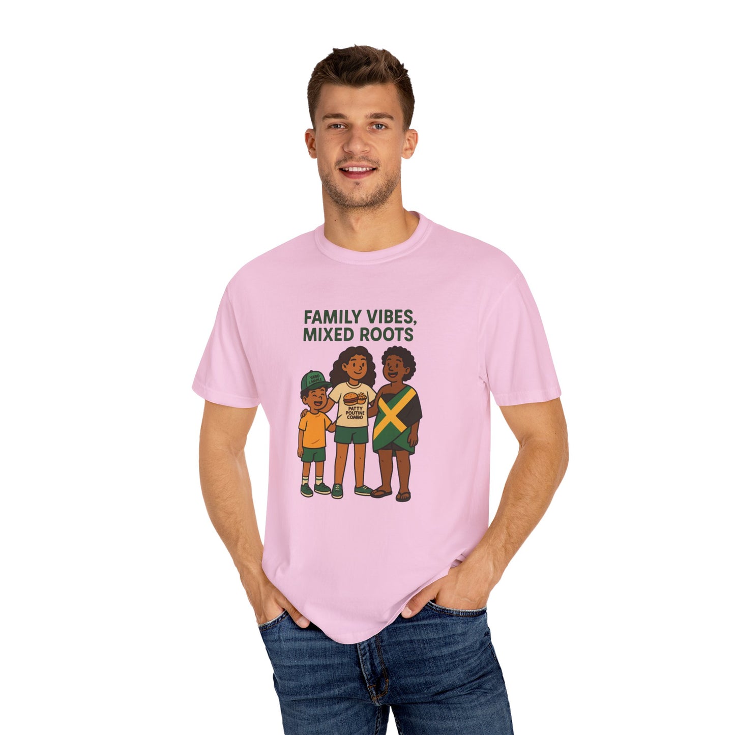 Family Vibes T-Shirt, Unisex Clothing, Mixed Roots Shirt, Family Reunion Outfit, Cultural Celebration Apparel, Summer Casual Wear
