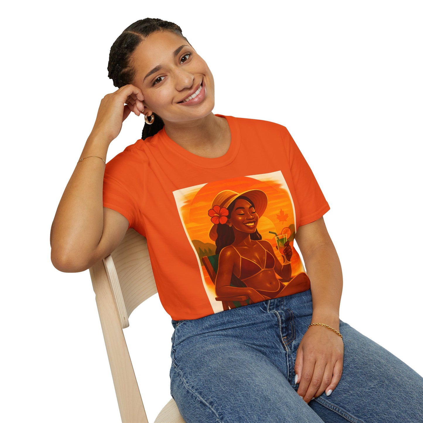 Tropical Vibes T-Shirt, Summer Graphic Tee, Vacation Outfit, Beachwear, Casual Wear, Gift for Her