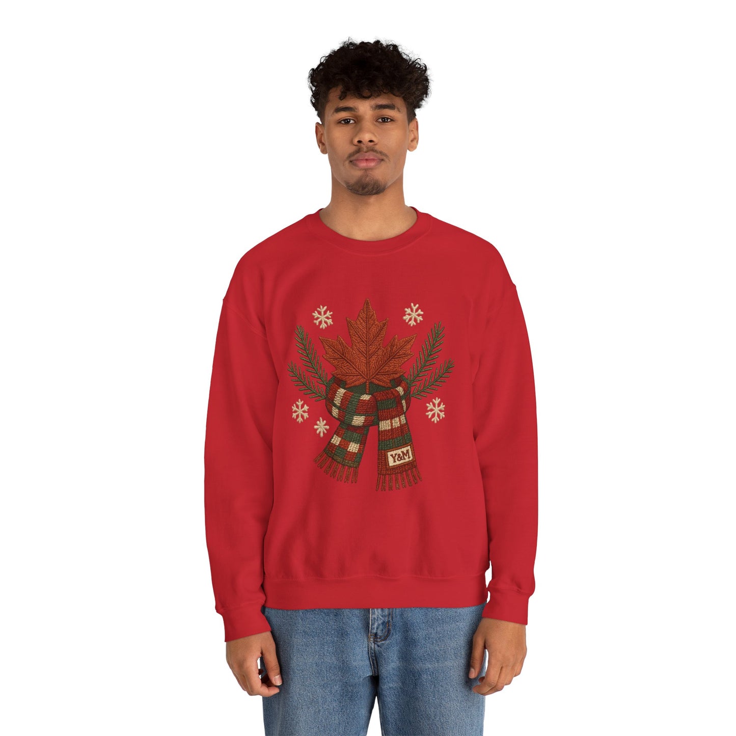 Cozy Holiday Sweatshirt, Festive Crewneck, Christmas Gift, Winter Apparel, Casual Wear, Unisex Winter Sweatshirt