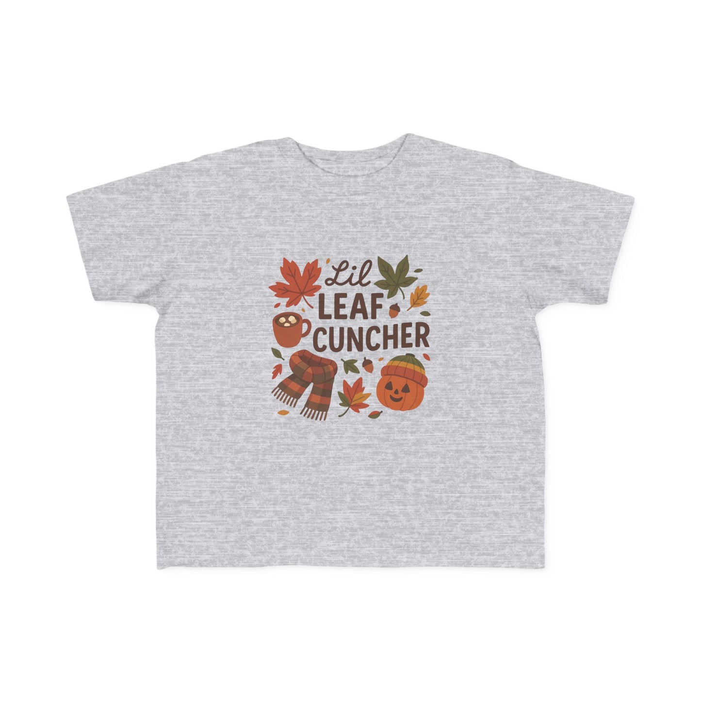 Autumn Toddler Tee, Lil Leaf Cuncher Shirt, Kids Fall Apparel, Cute Fall T-Shirt, Baby Shower Gift, Thanksgiving Outfit