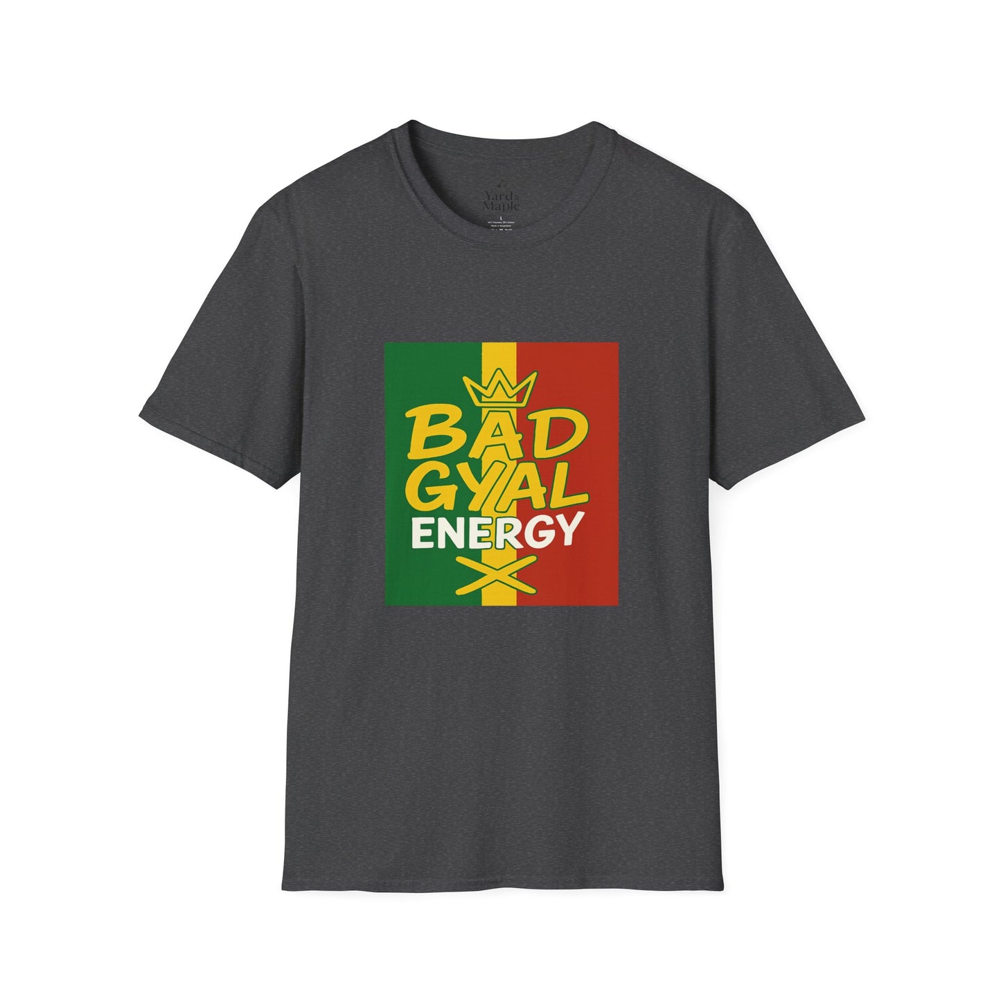 Rasta Vibes T-Shirt | Bad Gyal Energy | Unisex Graphic Tee, Casual Wear, Festival Apparel, Gift for Him/Her, Summer Style