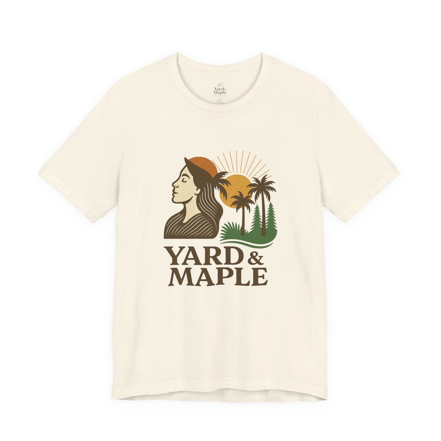 Yard & Maple Graphic Tee, Nature Inspired Unisex Shirt, Outdoor Lover Gift, Summer Vibes, Casual Wear, Vacation Essentials