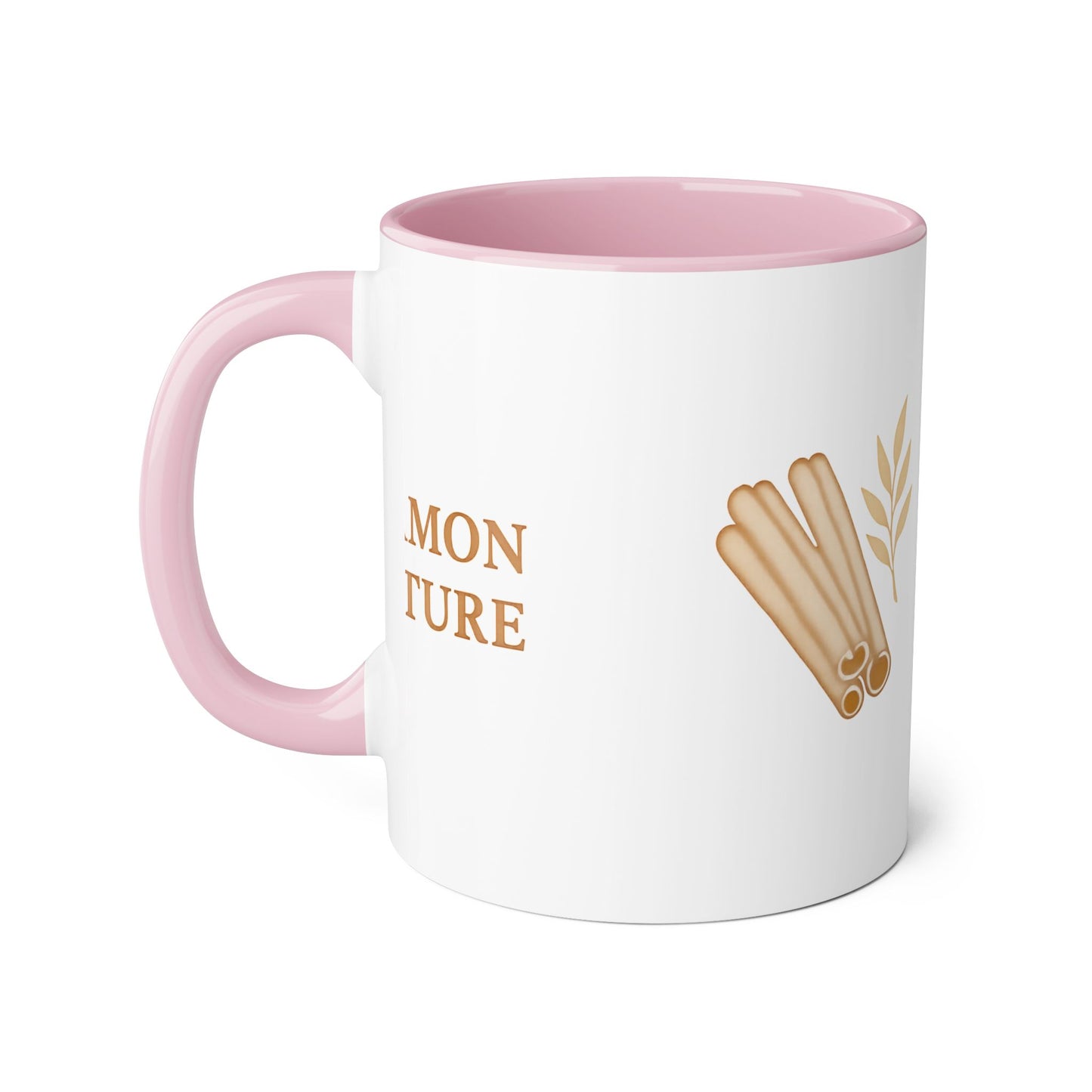 Cinnamon & Culture Accent Mug, Cozy Coffee Cup, 11oz Gift for Tea Lovers, Kitchen Decor, Warm Drink Mug, Unique Beverageware