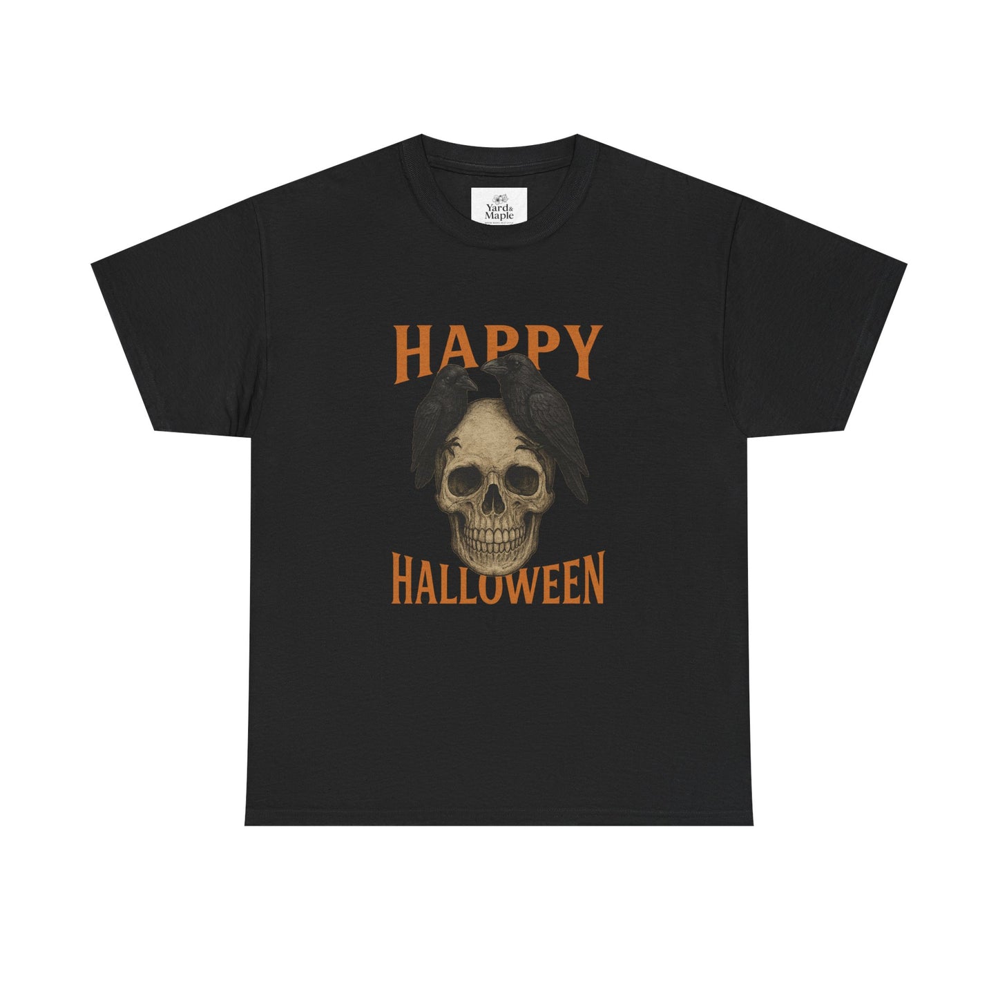 Halloween Skull Unisex Cotton Tee, Spooky T-Shirt, October Fashion, Costume Party Wear, Fall Celebration Shirt