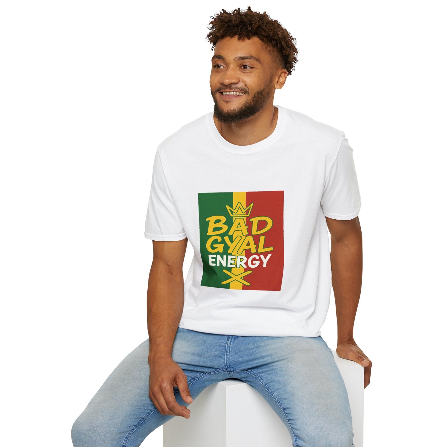 Rasta Vibes T-Shirt | Bad Gyal Energy | Unisex Graphic Tee, Casual Wear, Festival Apparel, Gift for Him/Her, Summer Style