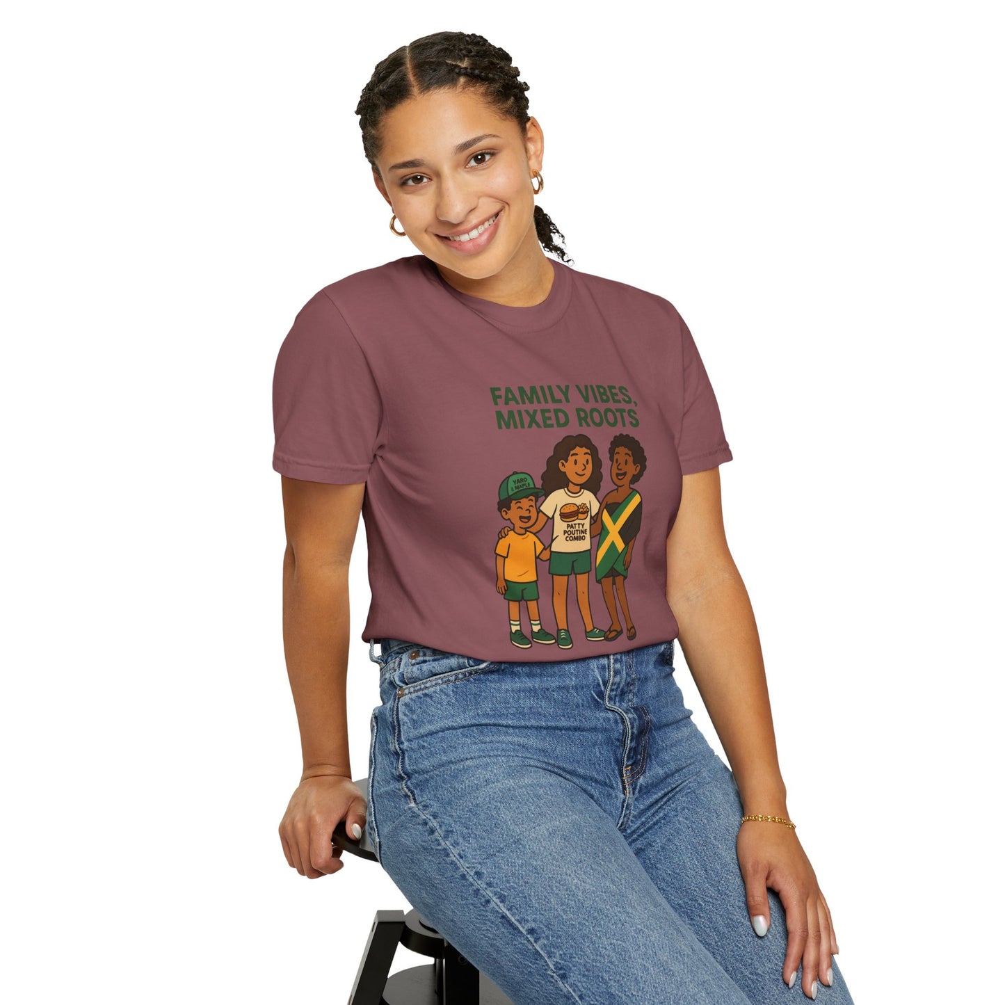 Family Vibes T-Shirt, Unisex Clothing, Mixed Roots Shirt, Family Reunion Outfit, Cultural Celebration Apparel, Summer Casual Wear
