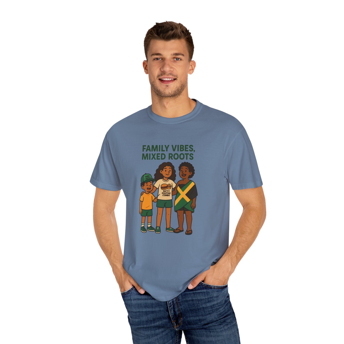 Family Vibes T-Shirt, Unisex Clothing, Mixed Roots Shirt, Family Reunion Outfit, Cultural Celebration Apparel, Summer Casual Wear