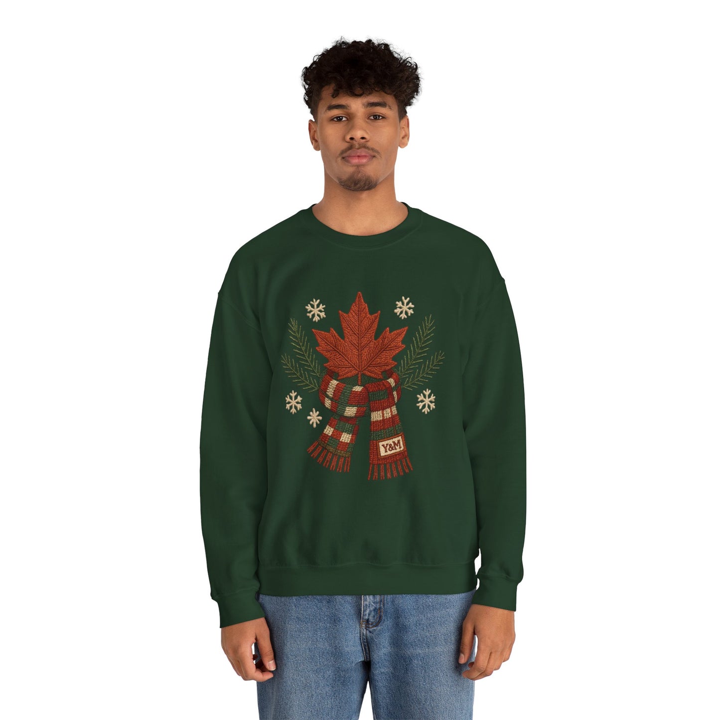 Cozy Holiday Sweatshirt, Festive Crewneck, Christmas Gift, Winter Apparel, Casual Wear, Unisex Winter Sweatshirt