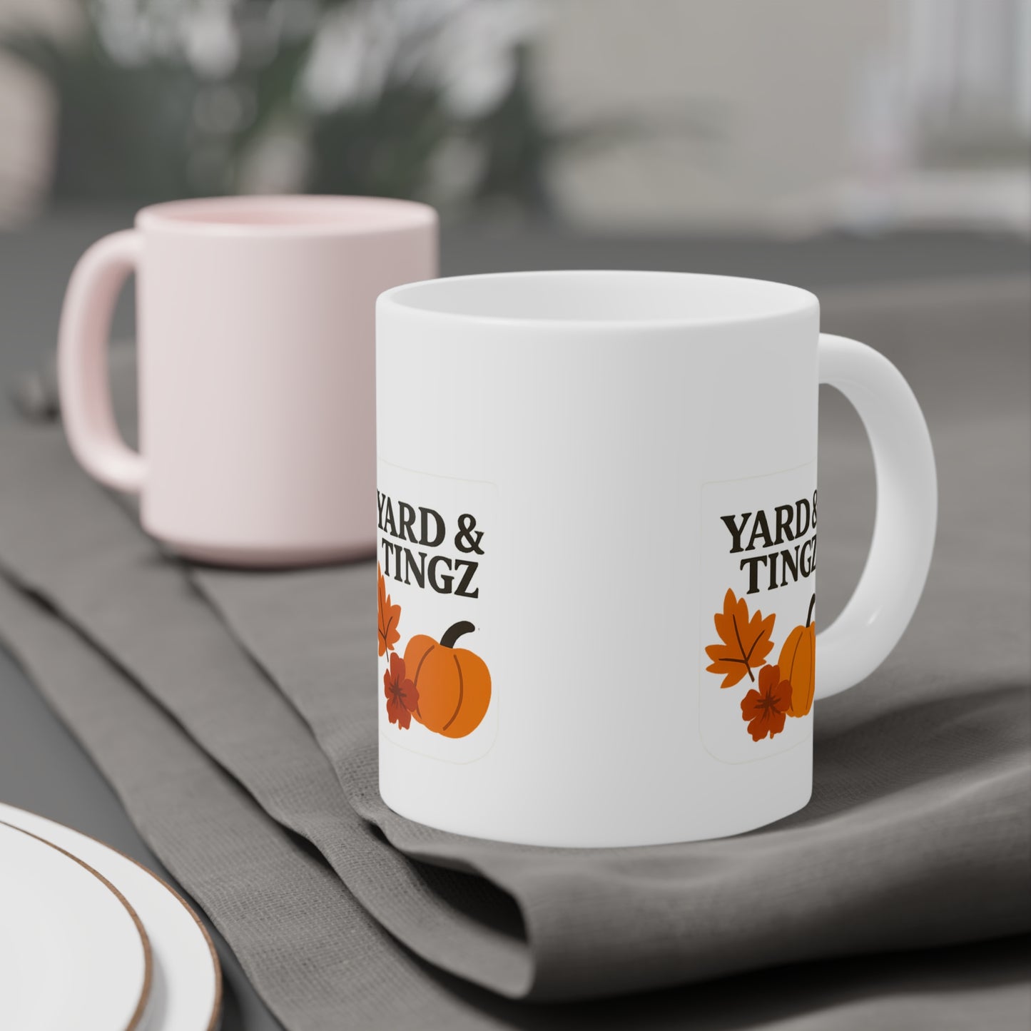 Fall-Themed Ceramic Mug for Cozy Moments | Perfect for Autumn, Thanksgiving, Gifts, Coffee Lovers