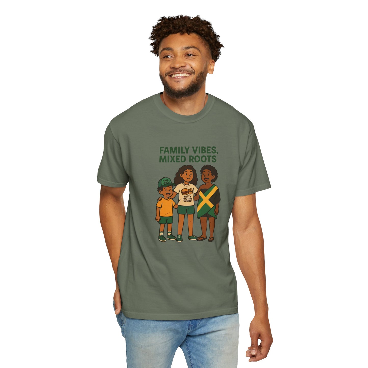 Family Vibes T-Shirt, Unisex Clothing, Mixed Roots Shirt, Family Reunion Outfit, Cultural Celebration Apparel, Summer Casual Wear