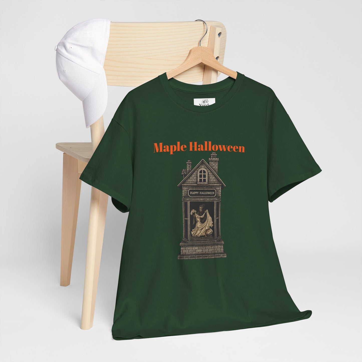 Halloween Graphic Tee, Spooky Season Shirt, Maple Halloween T-Shirt, Unisex Cotton Tee, Fall Fashion Top, Holiday Gift