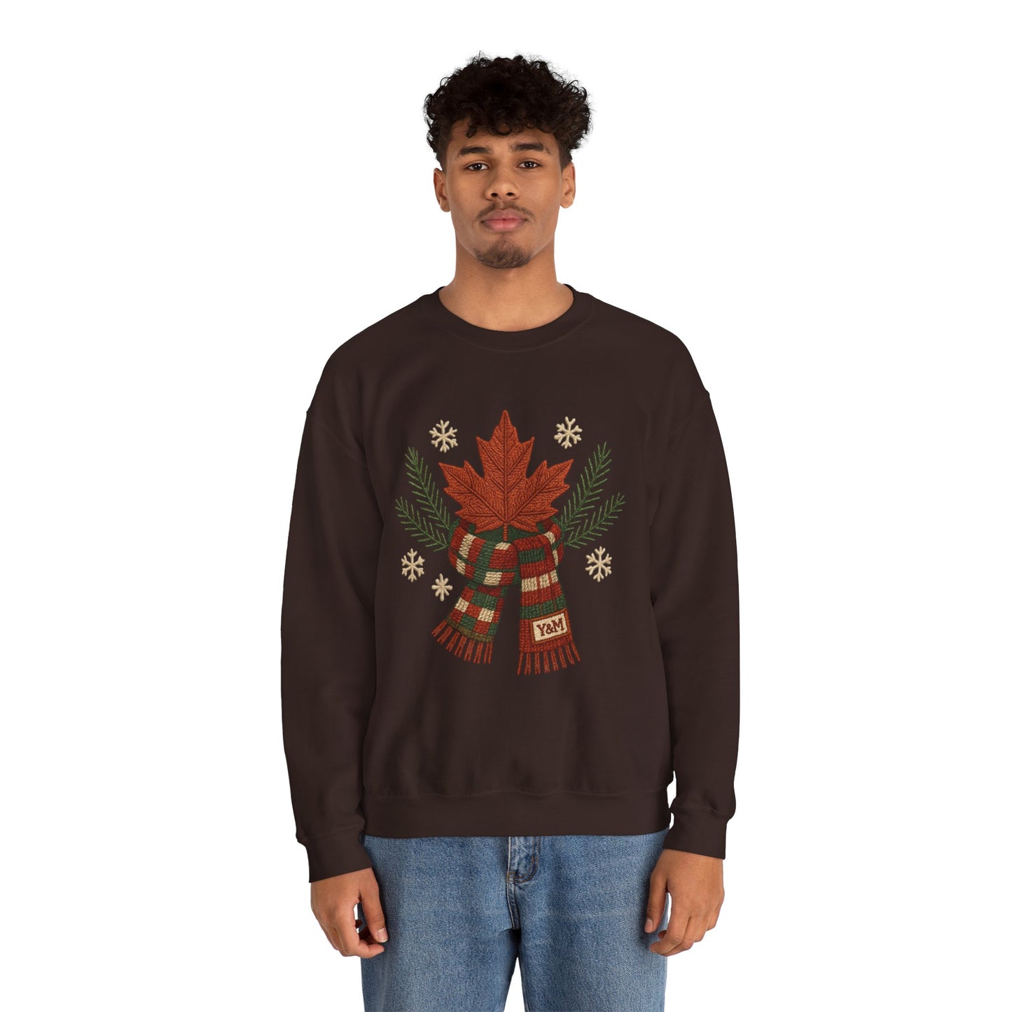 Cozy Holiday Sweatshirt, Festive Crewneck, Christmas Gift, Winter Apparel, Casual Wear, Unisex Winter Sweatshirt