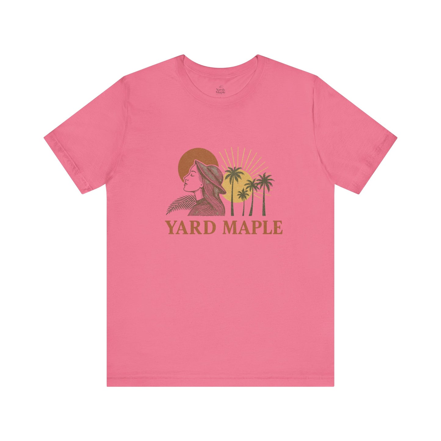 Yard Maple Graphic Tee, Casual Summer Shirt, Nature Lover Gift, Eco-Friendly Apparel, Beach Vibes Tee, Unique Unisex Apparel